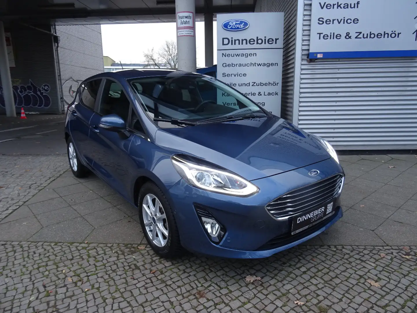Ford Fiesta Titanium+Autom.+PDC+Sitzh.+Ganzi. Fernlichtass. PD Bleu - 2