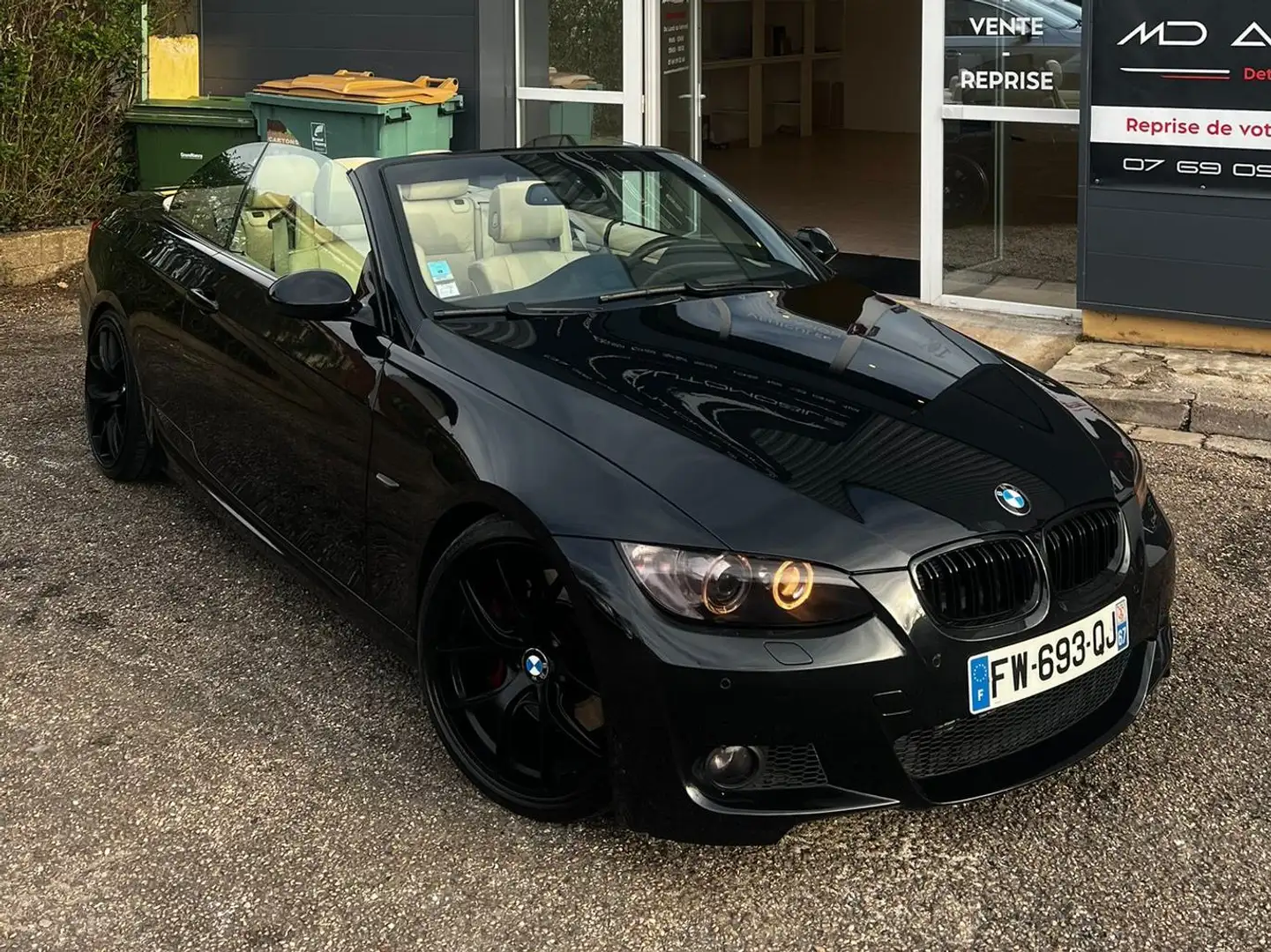 BMW 335 SERIE 3 CAB E93 DKG KARDON CARBONE Nero - 1