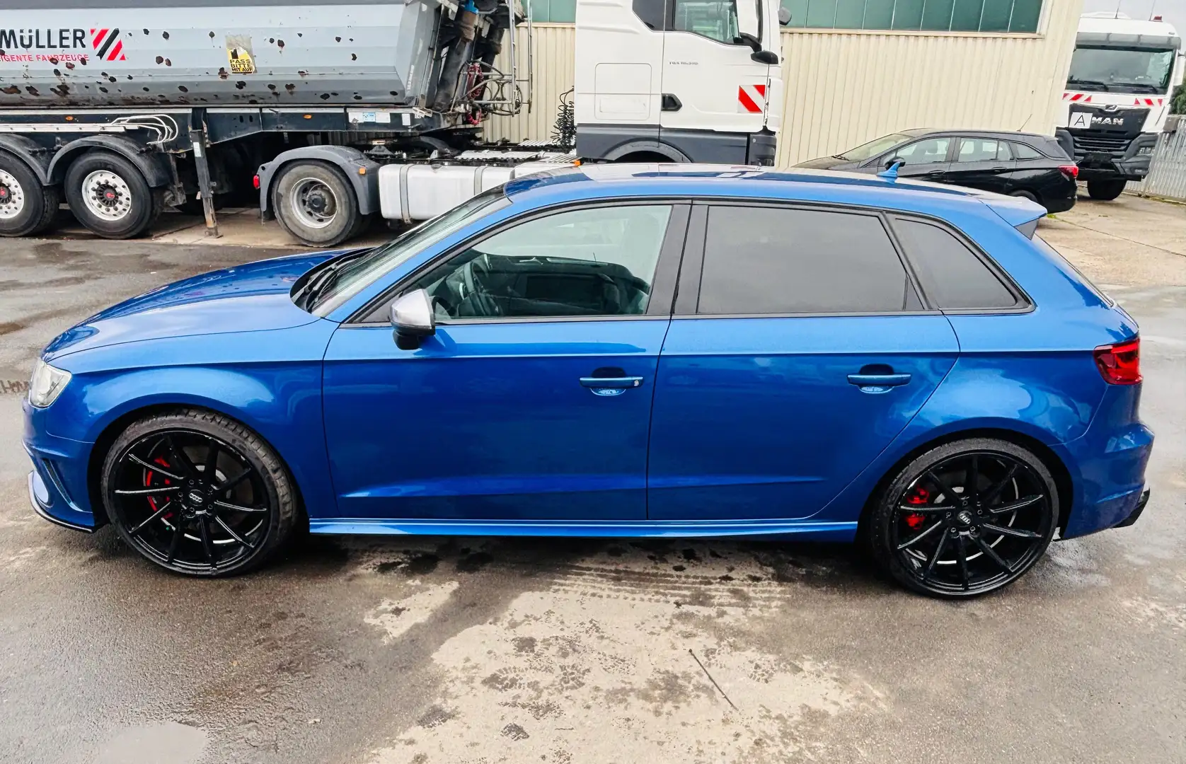 Audi S3 Audi S3 Sportback Quattro ABTPowerS HJS/SportAbgas Blau - 2
