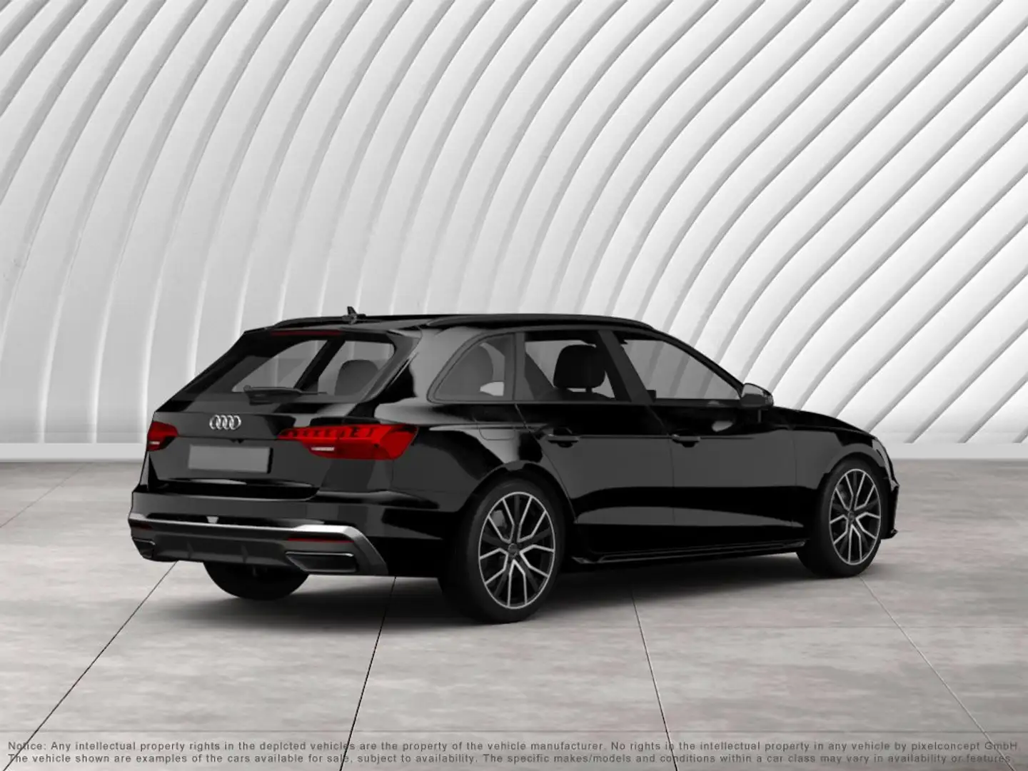 Audi A4 Avant 35 TDI advanced AHK NAVI LED PDC V+H Noir - 2