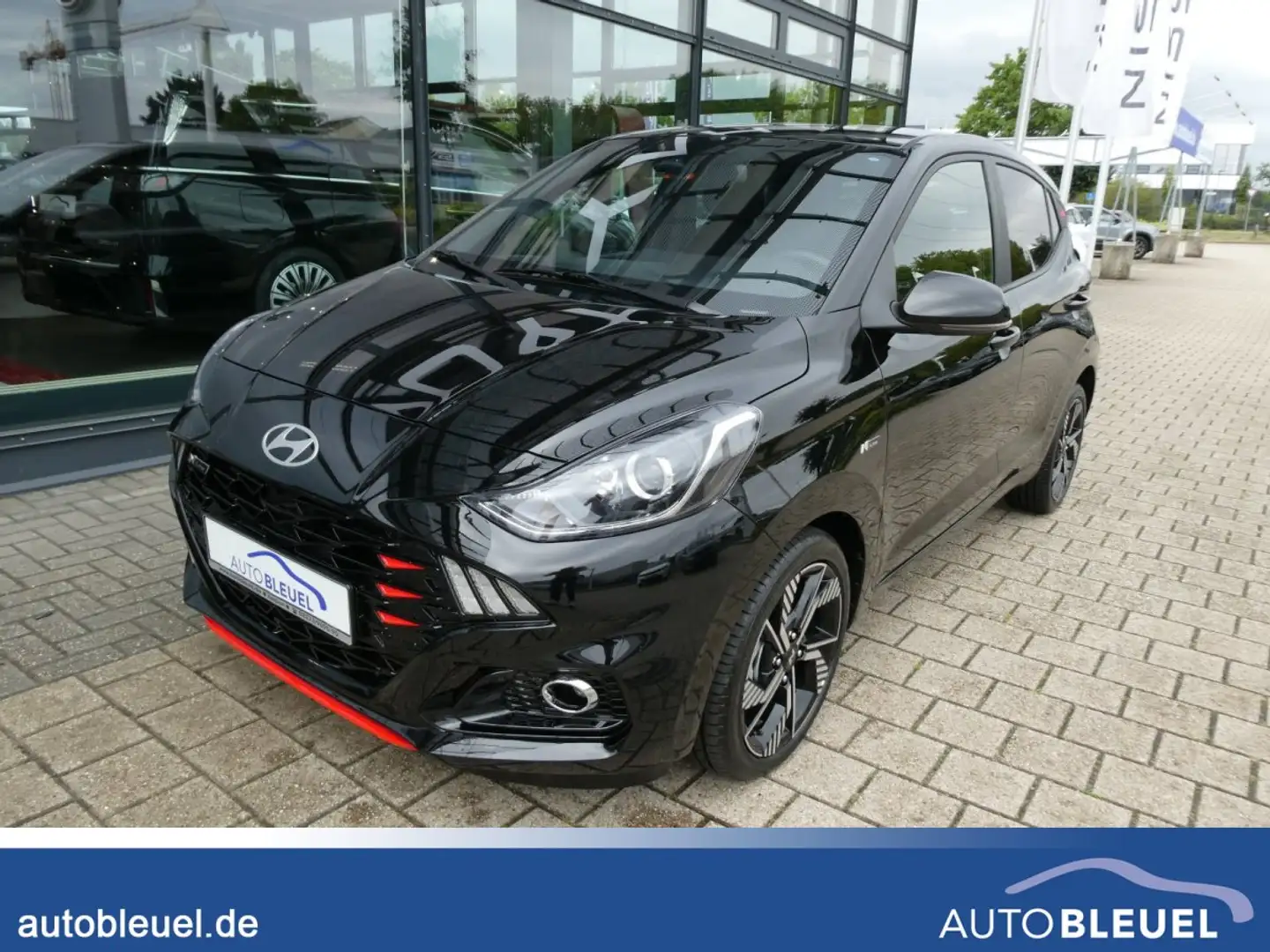 Hyundai i10 i10 1.0 T-GDI N-Line*Navi*SH*Kamera*Allwetter Schwarz - 1