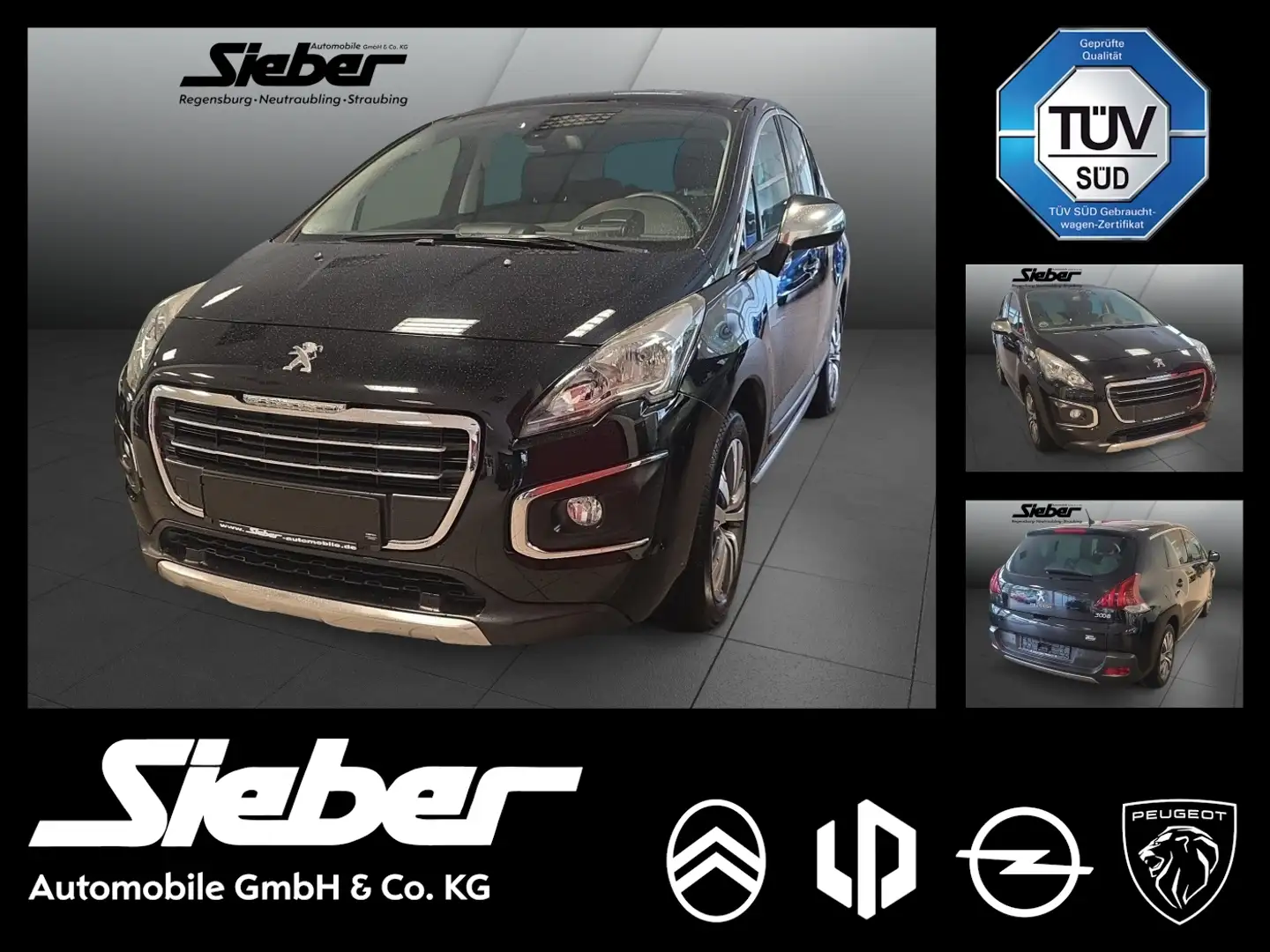 Peugeot 3008 1.6 THP 155/165 Allure *Sitzheizung*PDC* Schwarz - 1