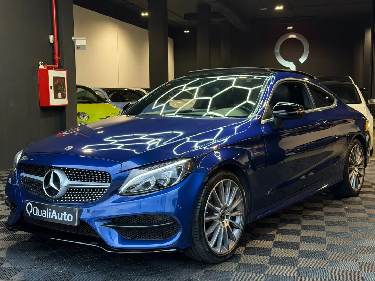 Mercedes-Benz C 200 Coupe Azul - 2