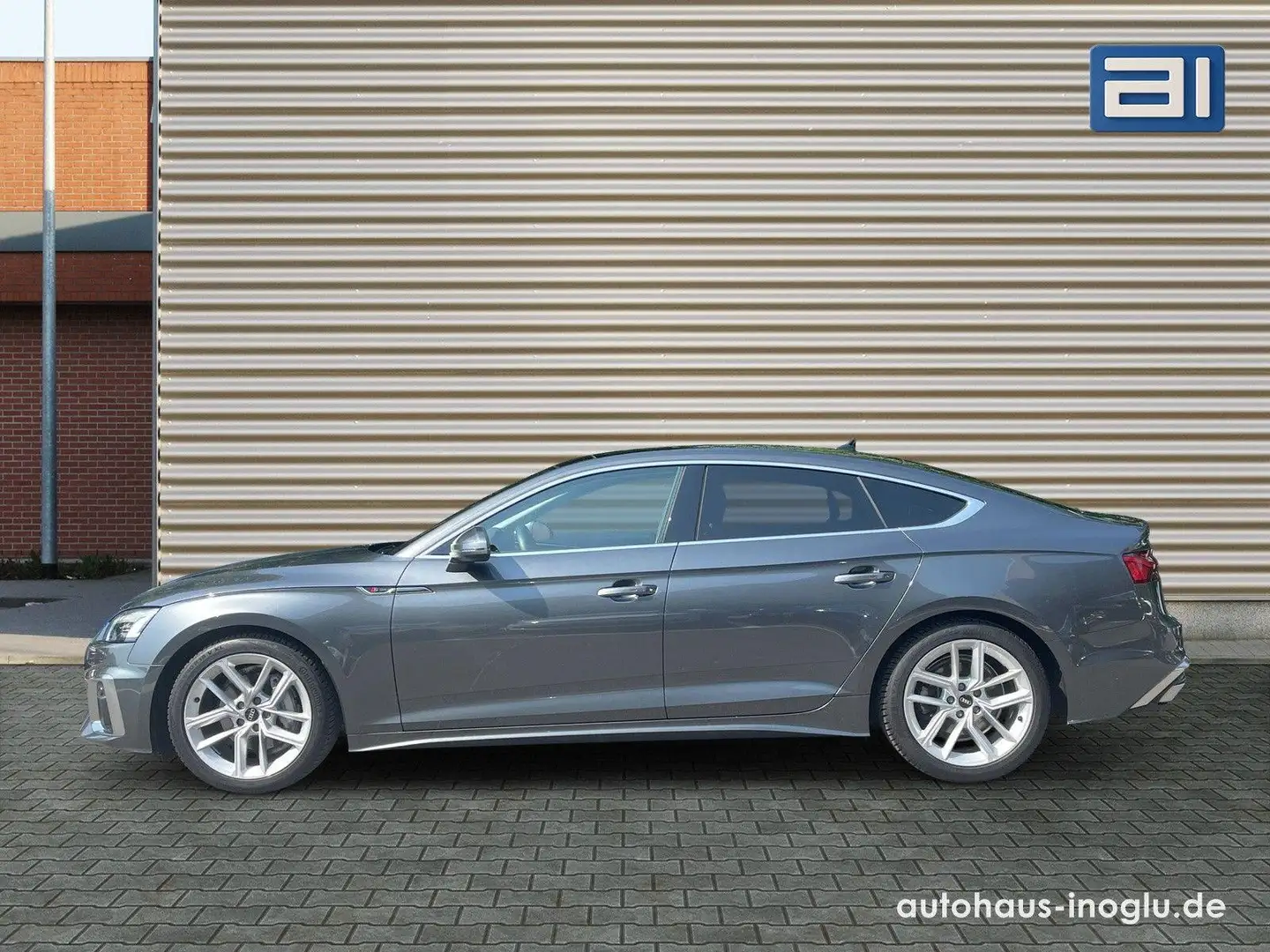 Audi A5 40 TFSI S line Matrix+Leder+Pano+VC+R-Kam+ACC Grau - 2