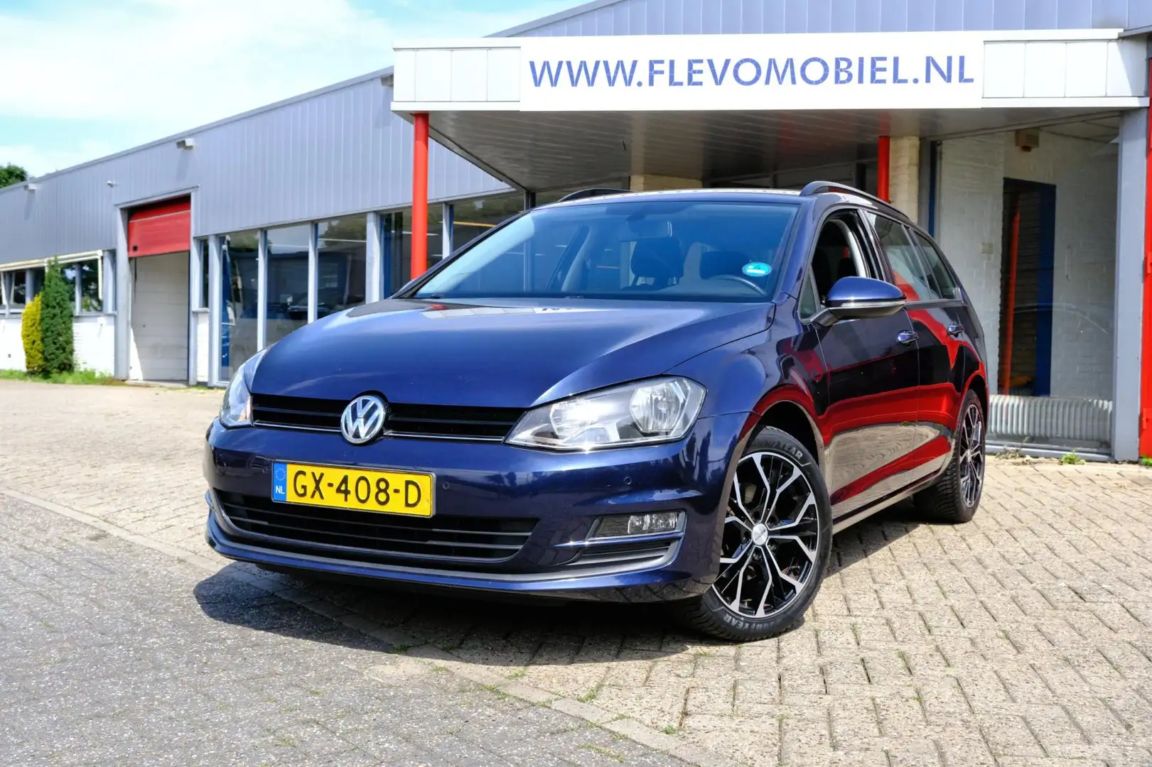 Volkswagen Golf Variant 1.6 TDI Comfortline Navi|Clima||LMV|PDC Blauw - 1