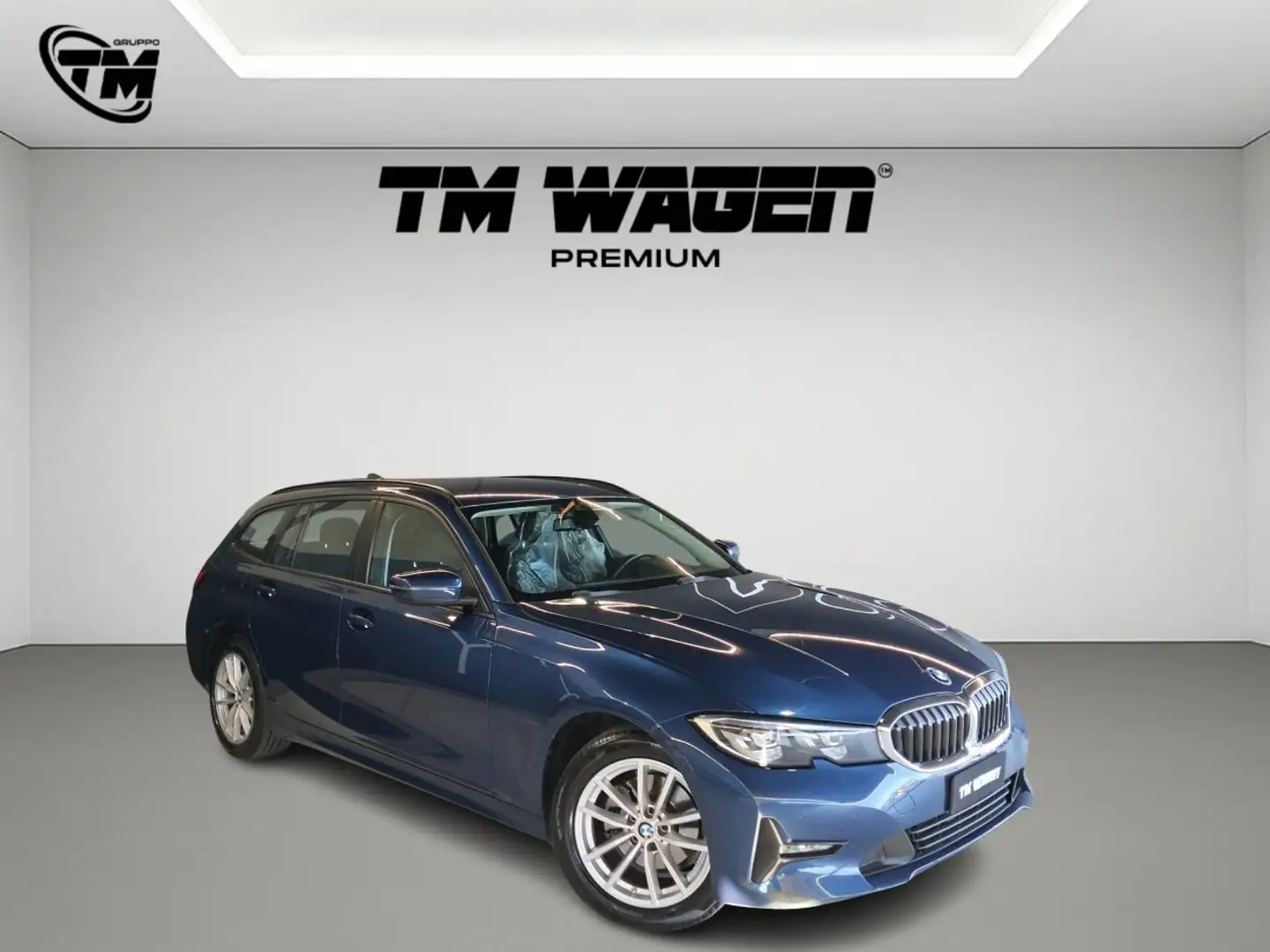 BMW 320 d Touring mhev 48V xdrive Business Advantage auto Blauw - 2