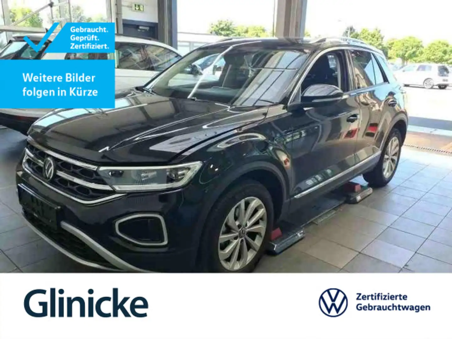 Volkswagen T-Roc 1.5 TSI Style Klima Navi ACC Sitzheizung Schwarz - 1