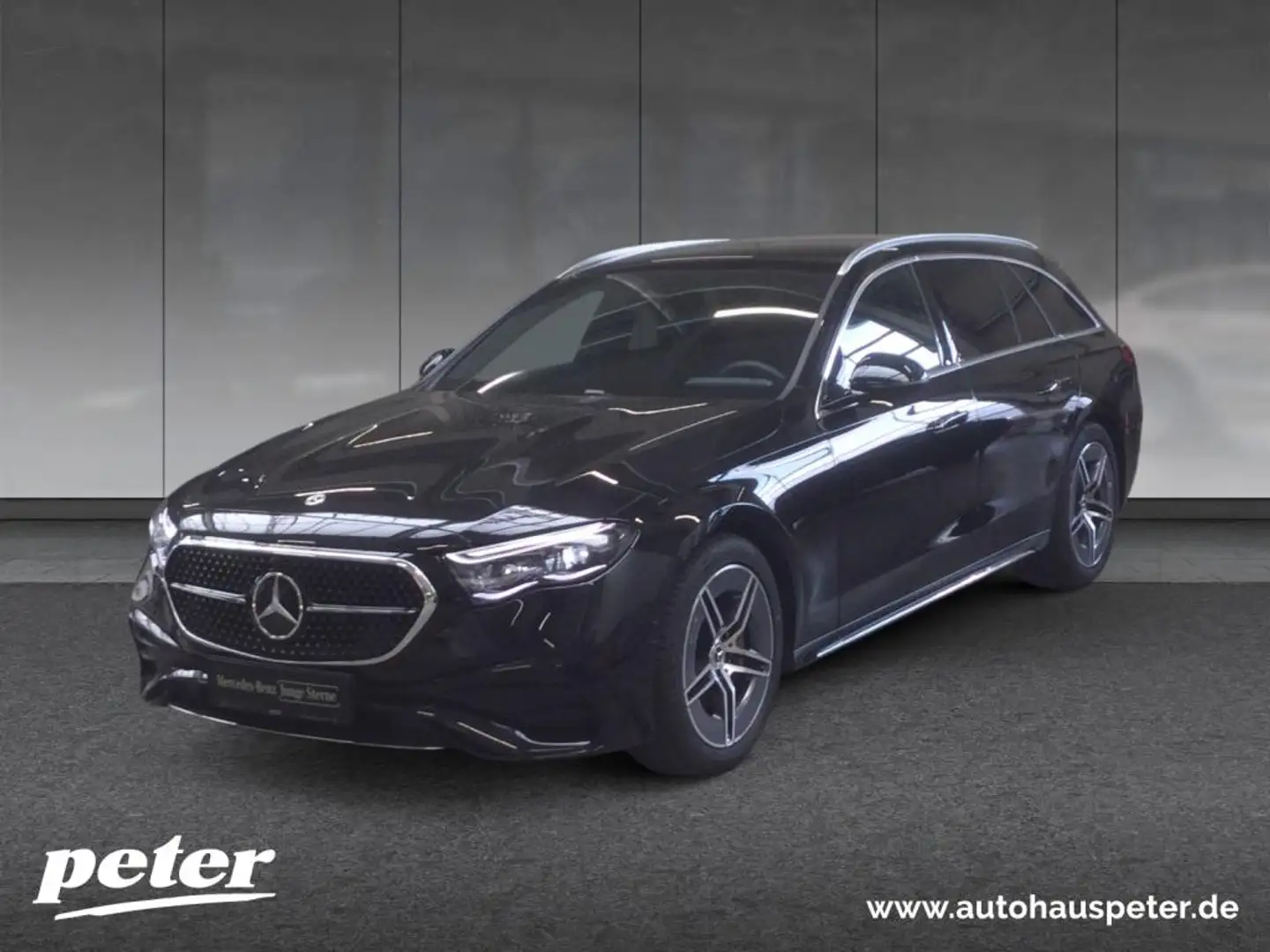 Mercedes-Benz E 450 d 4MATIC T-Modell AMG, AHV, Panoramadach Noir - 1