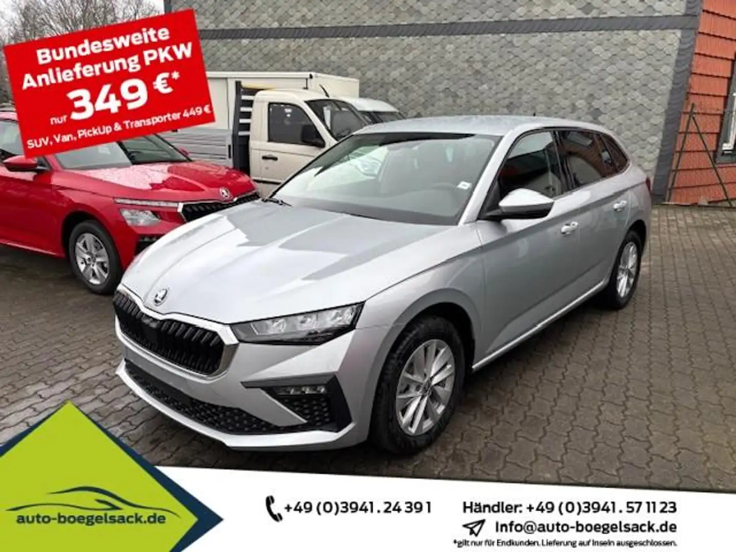 Skoda Scala 1.5 TSI DSG Selection+FRONTSCHEIBENHEIZUNG Argent - 1