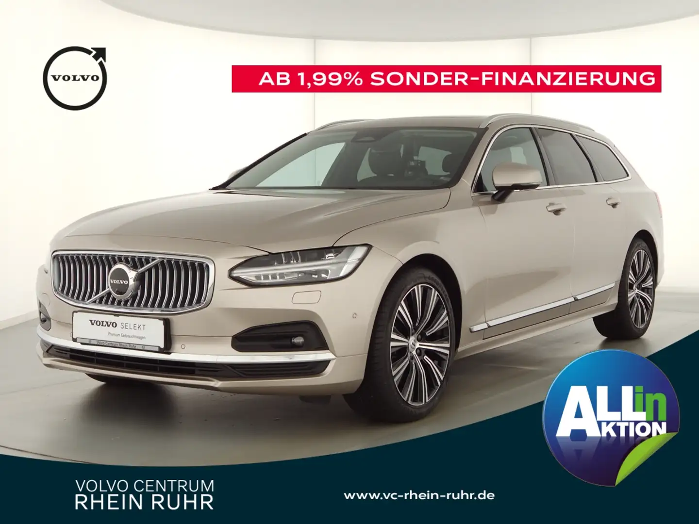 Volvo V90 B4 D Ultimate Bright+LED+DAB+4xSHZ+CarPlay+NAVI+ Or - 1
