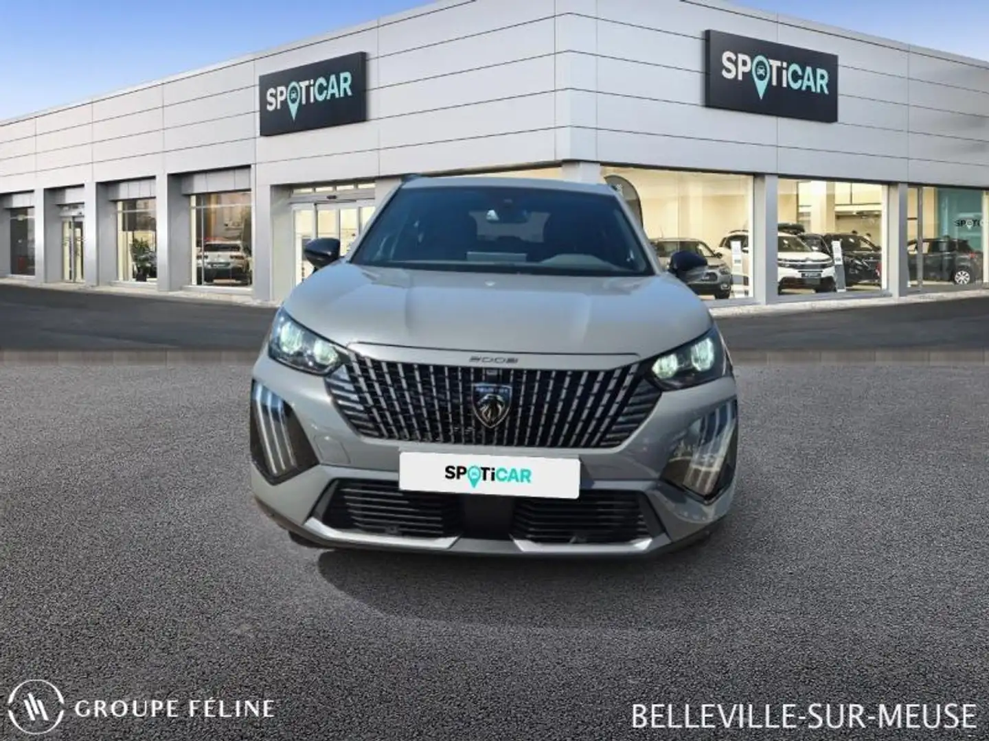 Peugeot 2008 1.2 Hybrid 145ch Allure e-DCS6 Gris - 2