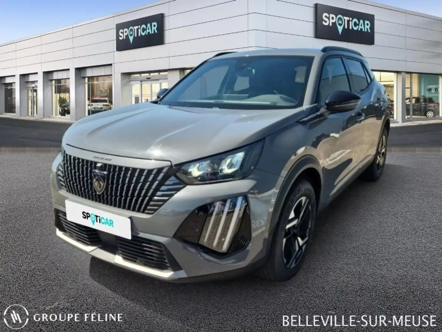 Peugeot 2008 1.2 Hybrid 145ch Allure e-DCS6 Gris - 1