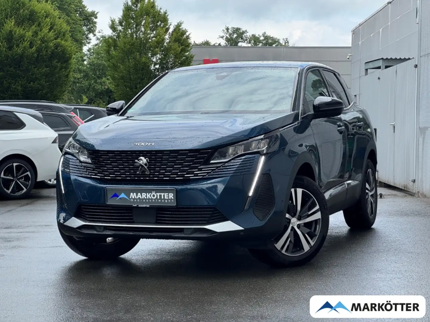 Peugeot 3008 Allure Pack 1.2 PureTech 130 EU6d SHZ/BLIS Bleu - 1