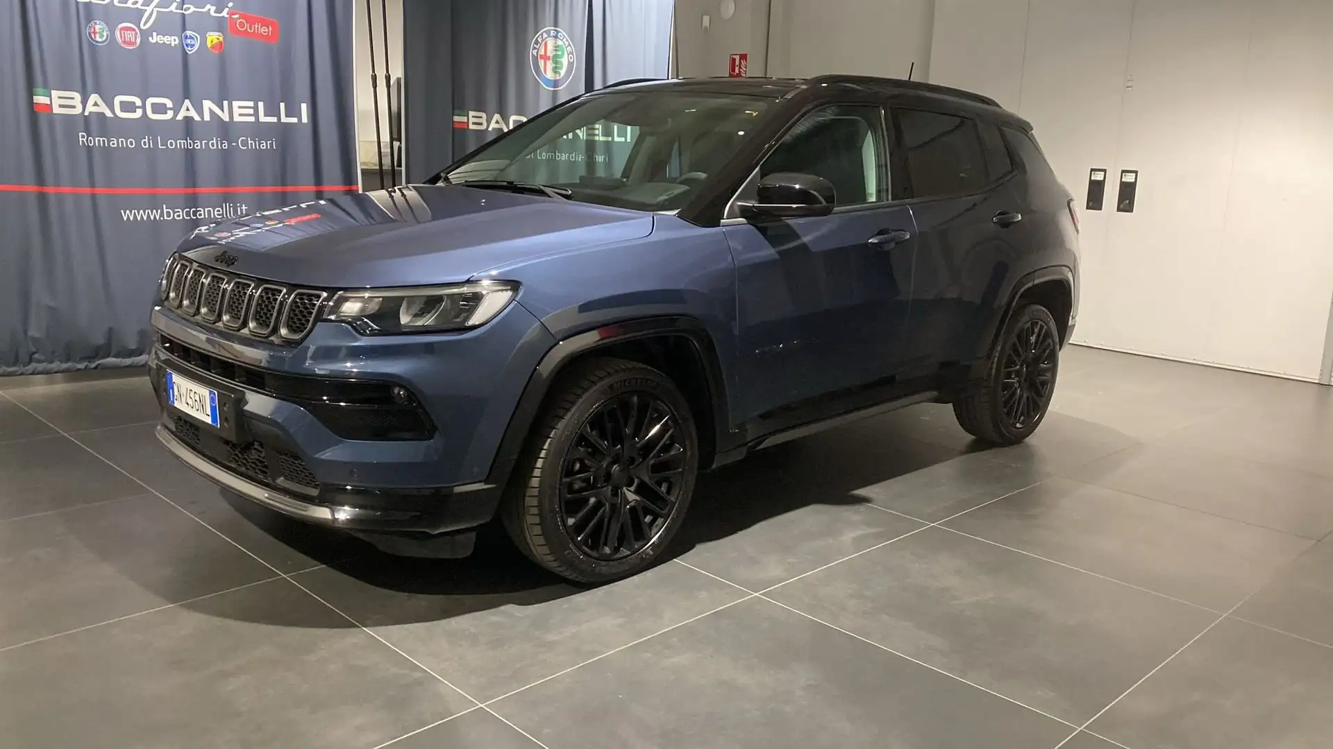 Jeep Compass 1.5 Turbo T4 130CV MHEV 2WD S Kék - 1