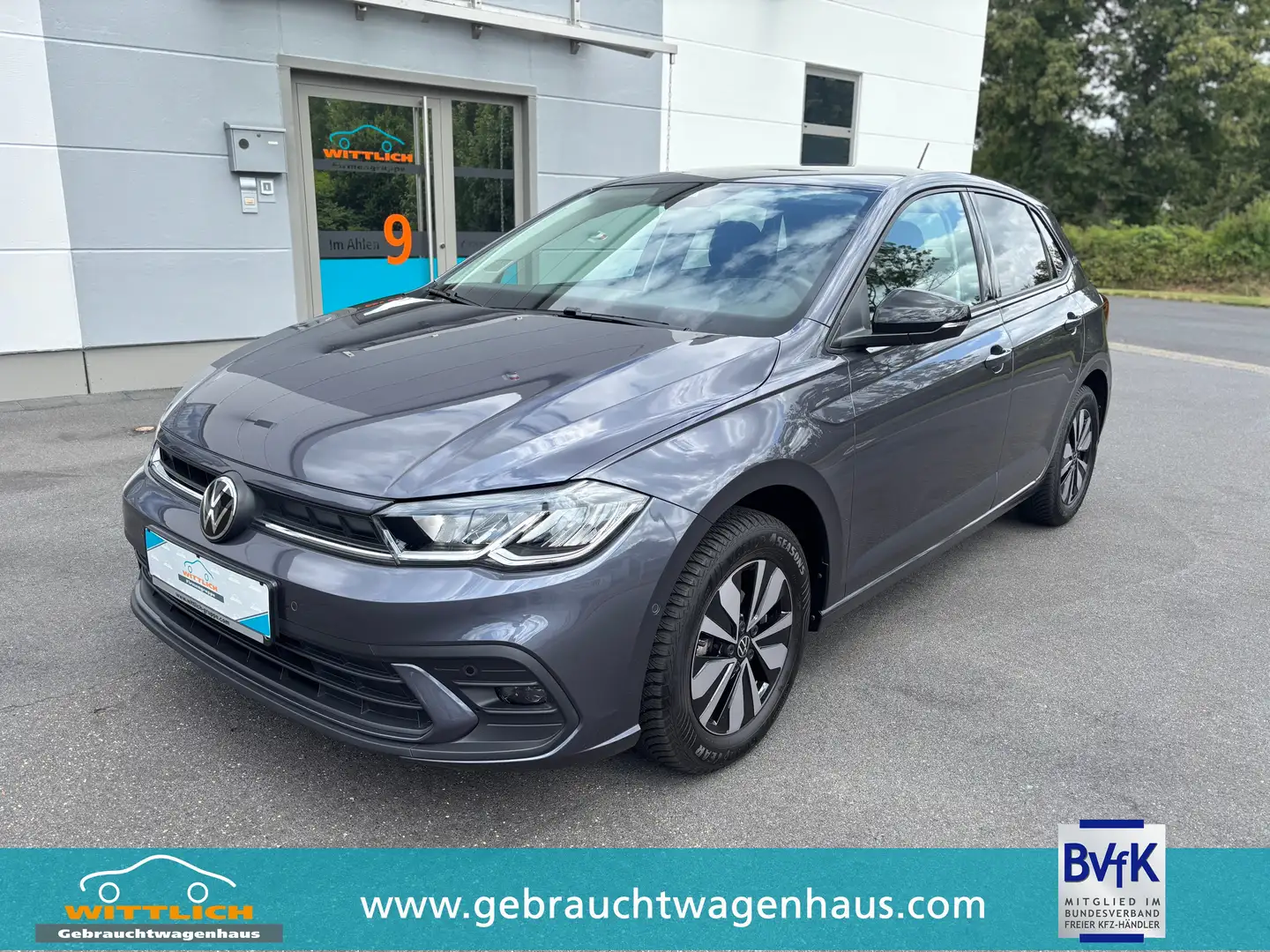 Volkswagen Polo 1.0 TSI, DSG - "GOAL" +LED +Kamera +Navi +Garantie Grijs - 1