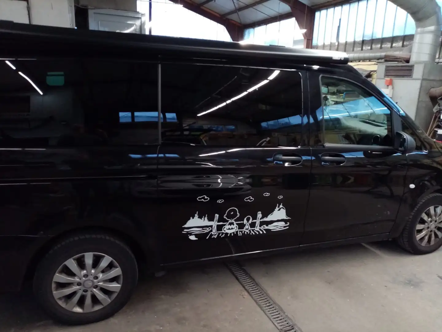 Mercedes-Benz V 220 Marco Polo mit Hubdach, Markise, AHK und Küche Negru - 1