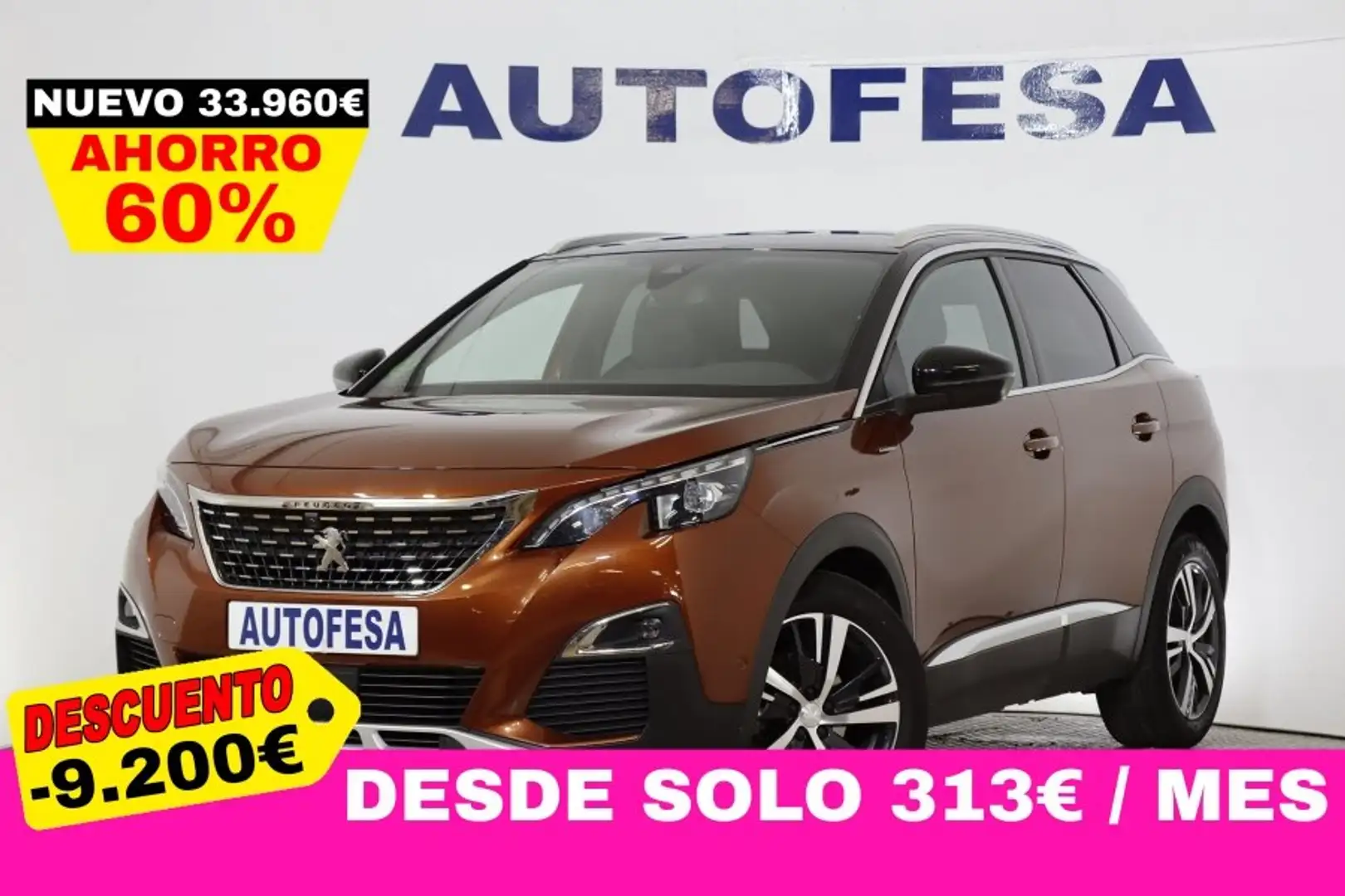 Peugeot 3008 1.2 PureTech 130cv GT-Line 5P # NAVY,CAMARA,FAROS Brun - 1