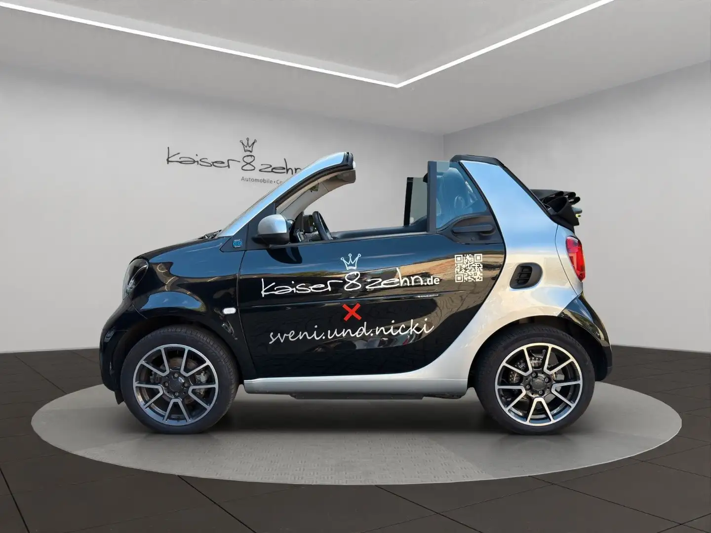 smart forTwo 453 Cabrio EQ Prime *Brabus* *CarPlay* Schwarz - 2