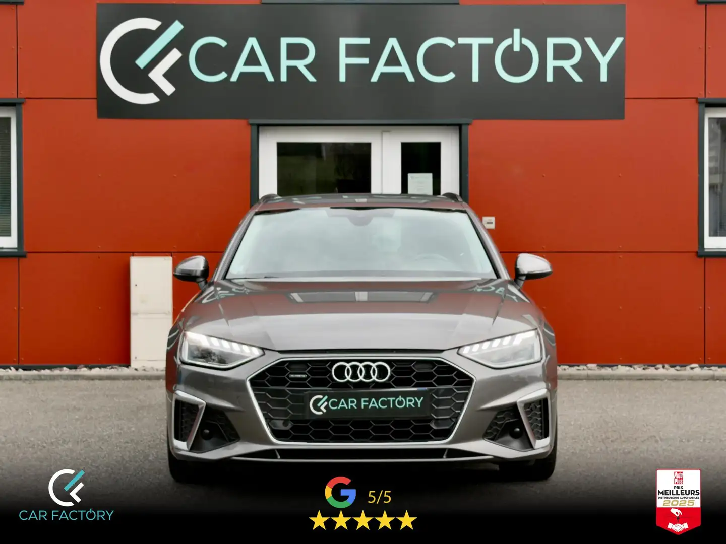 Audi A4 S-Line Quattro 2.0 40 TDI 204 BVA Virtual Cockpit Attelage Mmi Navi Plus Garantie 1an Gris - 2