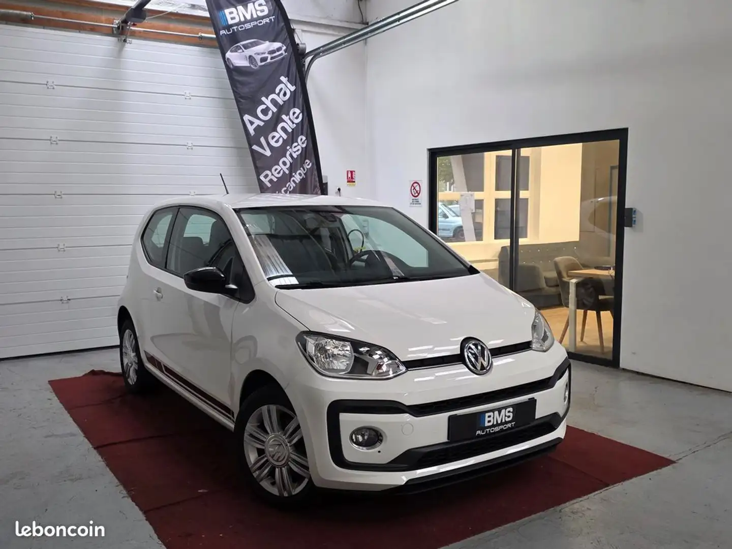 Volkswagen up! 1.0 TSI 90 High (Clim auto, Régul, Radar de recul, Bluetooth) Blanco - 1
