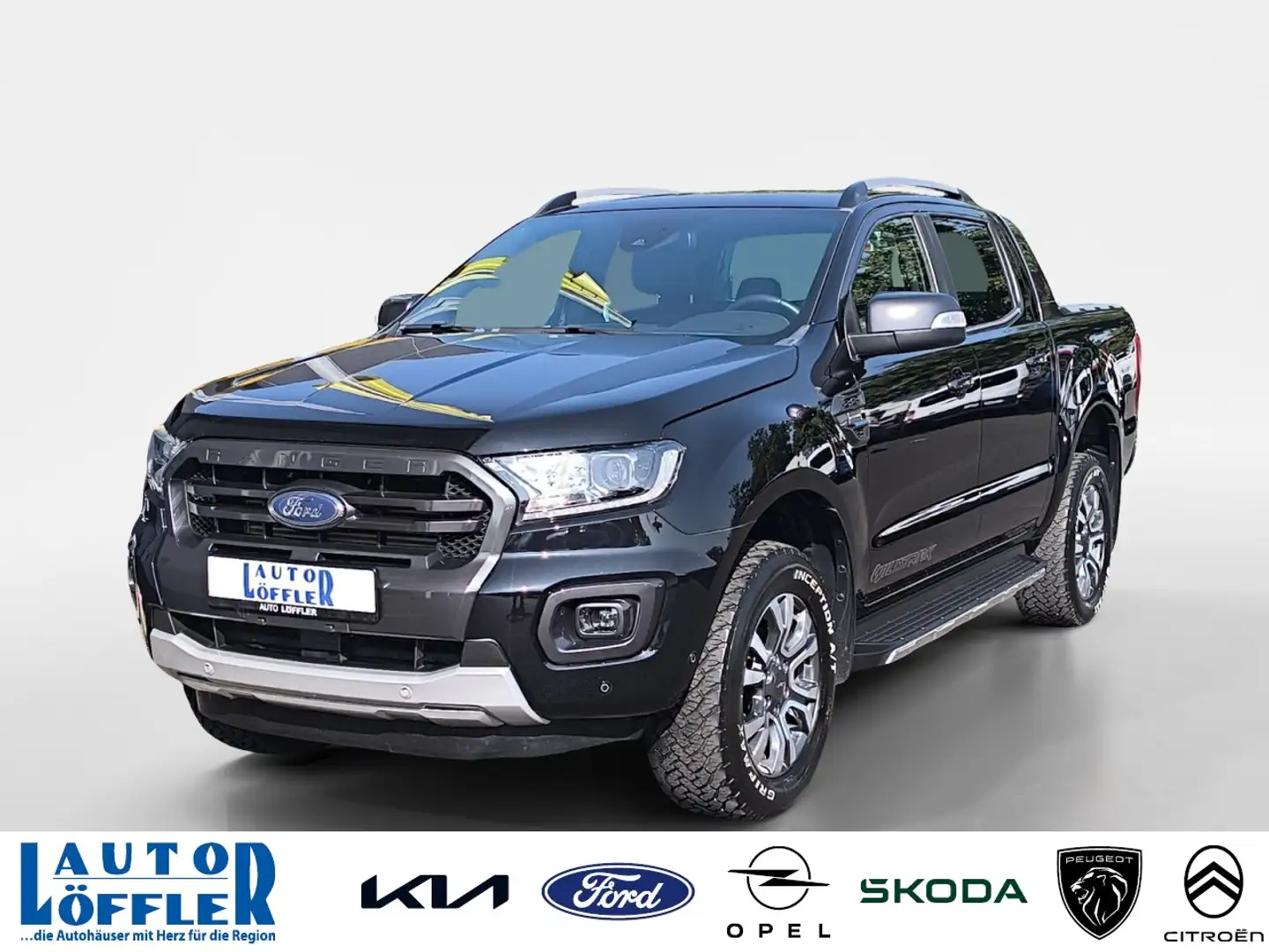 Ford Ranger DoKa Wildtrak 4x4 SHZ DAB Automatik Klima Navi Noir - 1