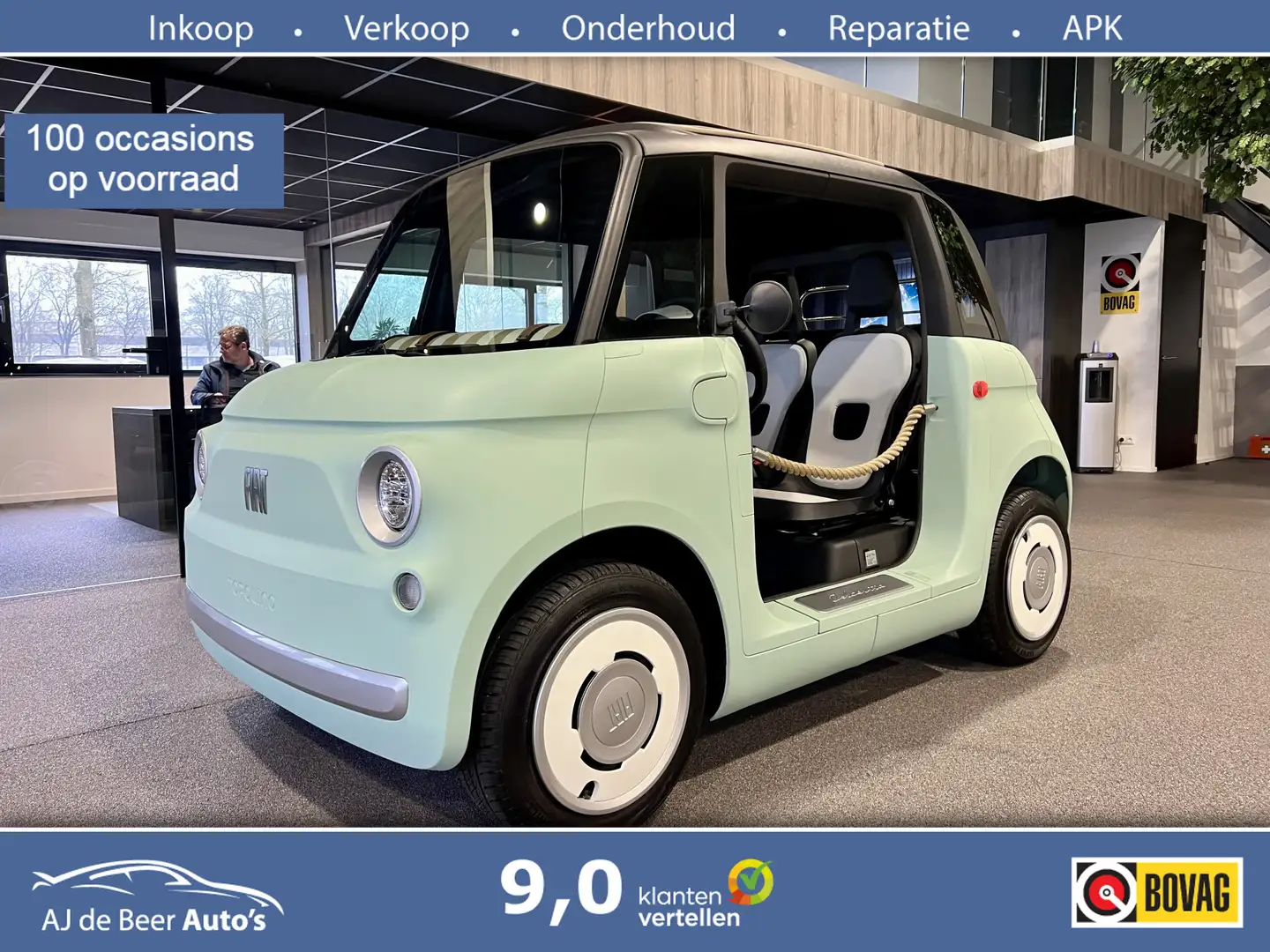 Fiat Topolino Dolcevita Bij ons in de showroom, gelijk rijden Groen - 1