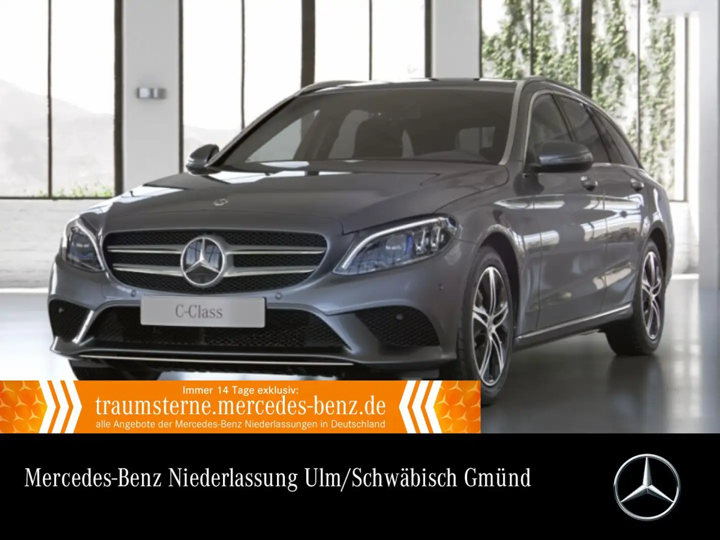Mercedes-Benz C 220 d T AVANTG+AHK+MULTIBEAM+KAMERA+KEYLESS+9G Gris - 1