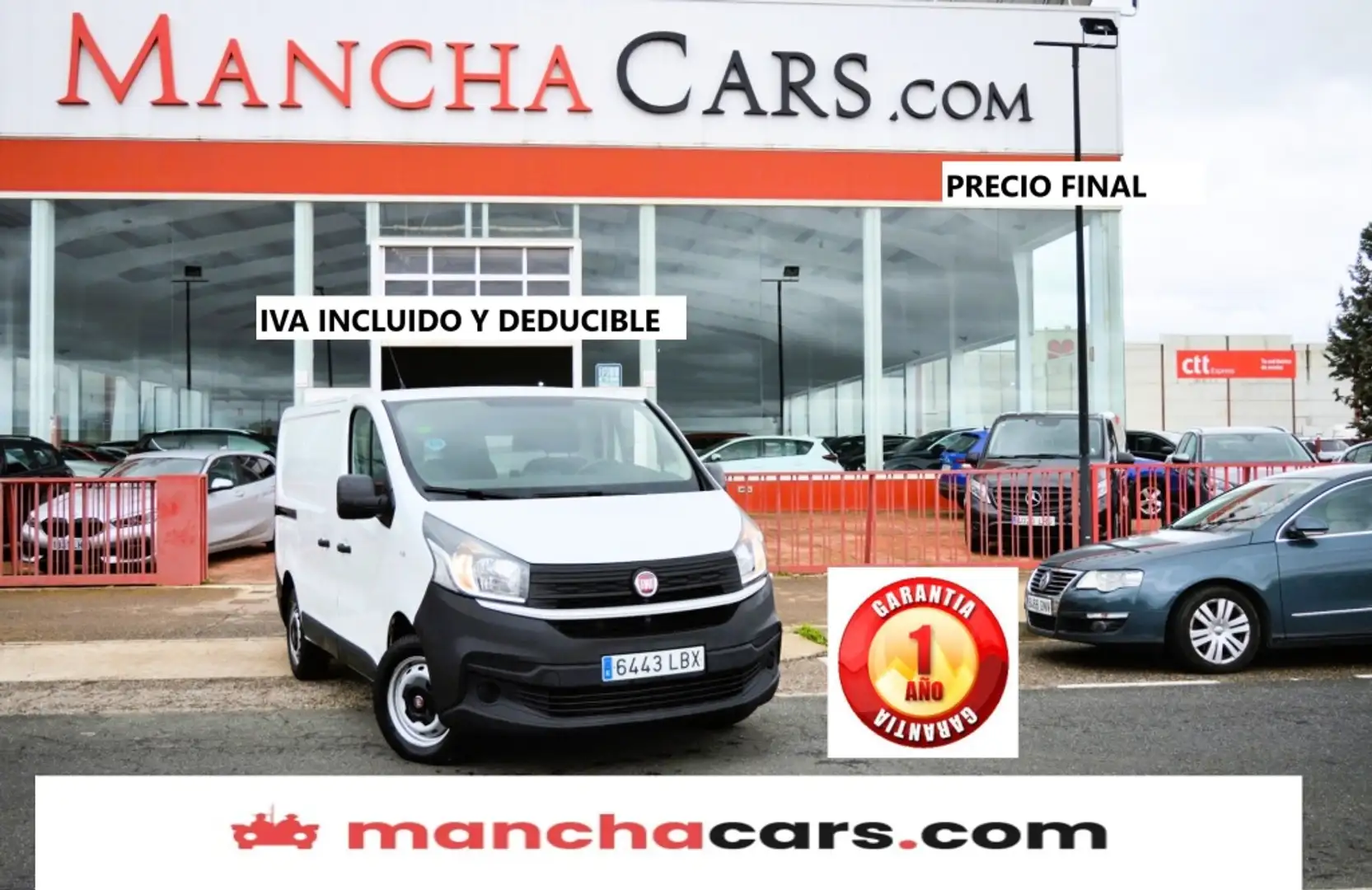 Fiat Talento Fg. 1.6 Mjt. Base Corto 1,0 70kW Blanco - 1