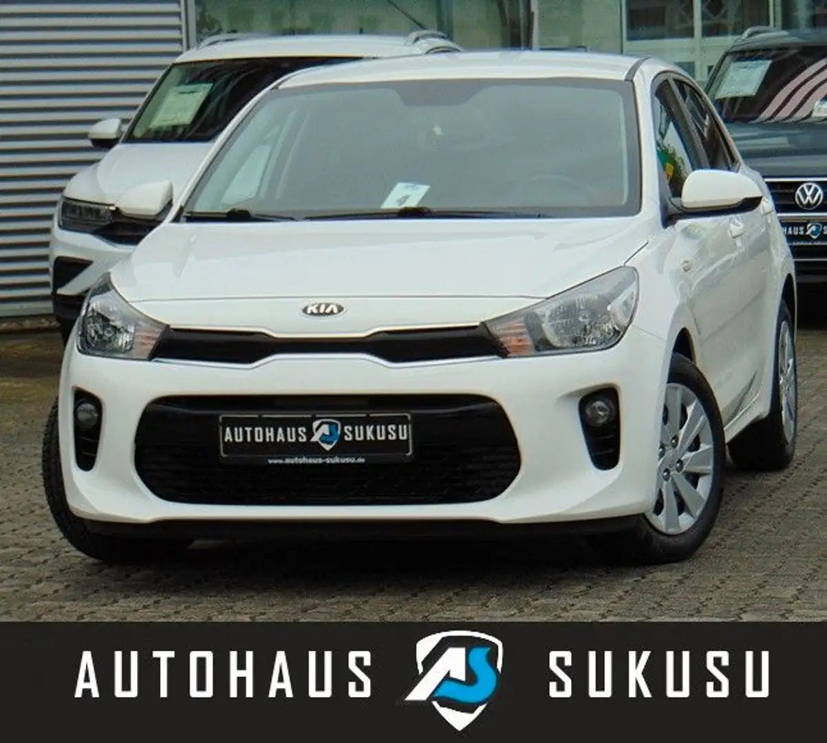 Kia Rio 1.2 Edition 7 - Sitzhzg - Lenkradhzg - PDC - Blanc - 1