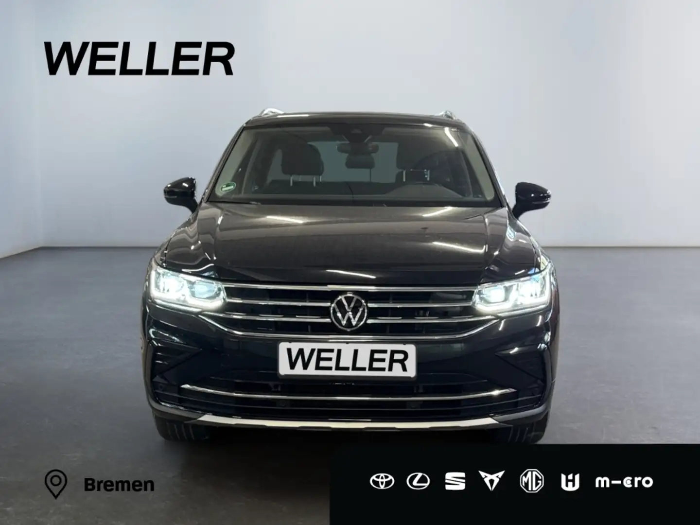 Volkswagen Tiguan 1.4 eHybrid DSG Elegance *Matrix*AHK*Pano* Zwart - 2