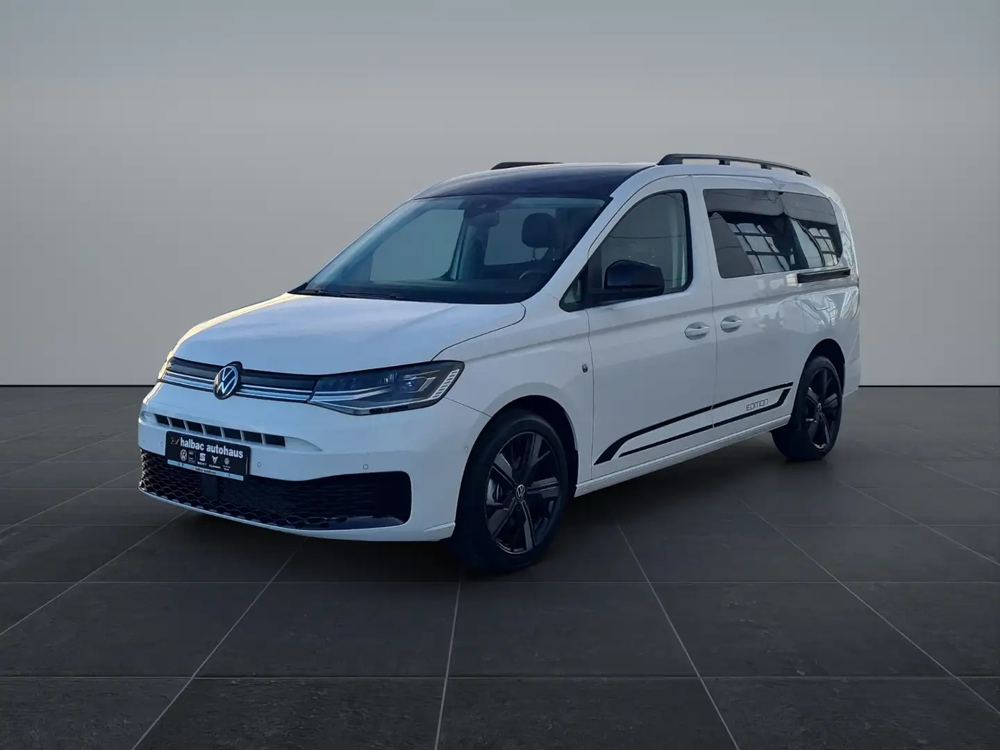 Volkswagen Caddy Life Maxi 2.0 TDI DSG Edition+AHK+LED+NAVI+PDC+SH Weiß - 2