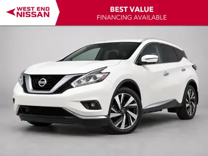 White 2016 Nissan Murano SUV / Crossover All-Wheel Drive Automatic