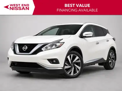 White 2016 Nissan Murano SUV / Crossover All-Wheel Drive Automatic
