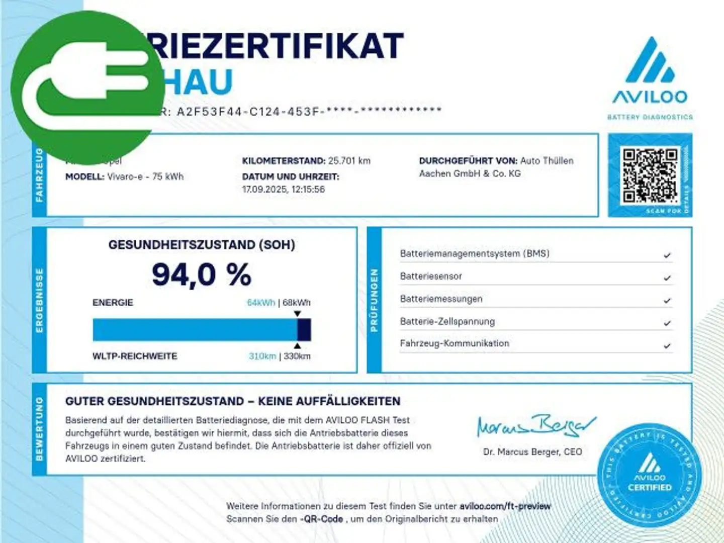 Opel Vivaro -e Cargo M Edition GJR RFK Bluetooth Klima Alb - 2