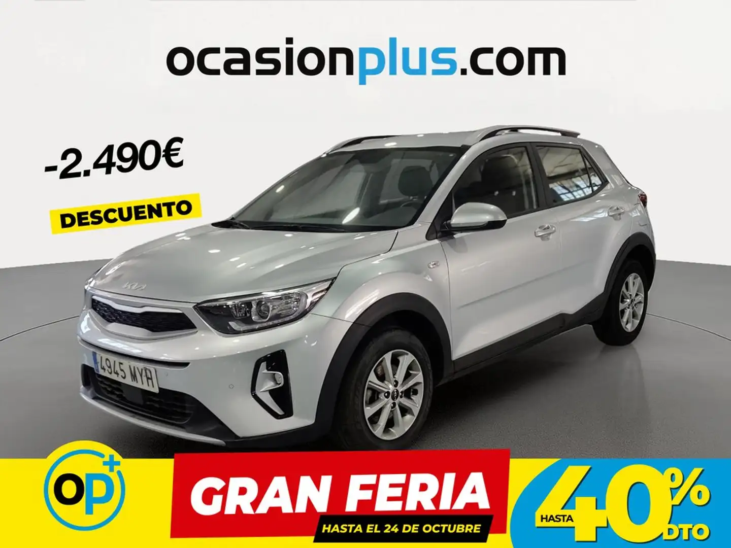 Kia Stonic 1.2 DPi Drive Gris - 1