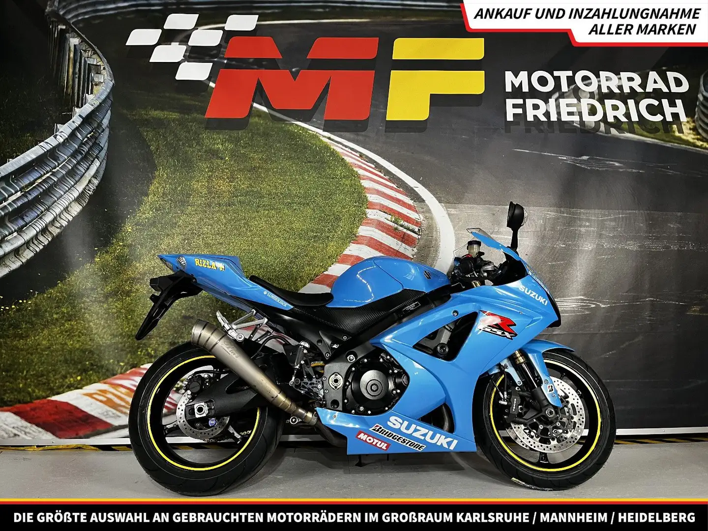 Suzuki GSX-R GSXR 1000 K8[RIZLA SONDERMODELL LIMITIERT] Blau - 1
