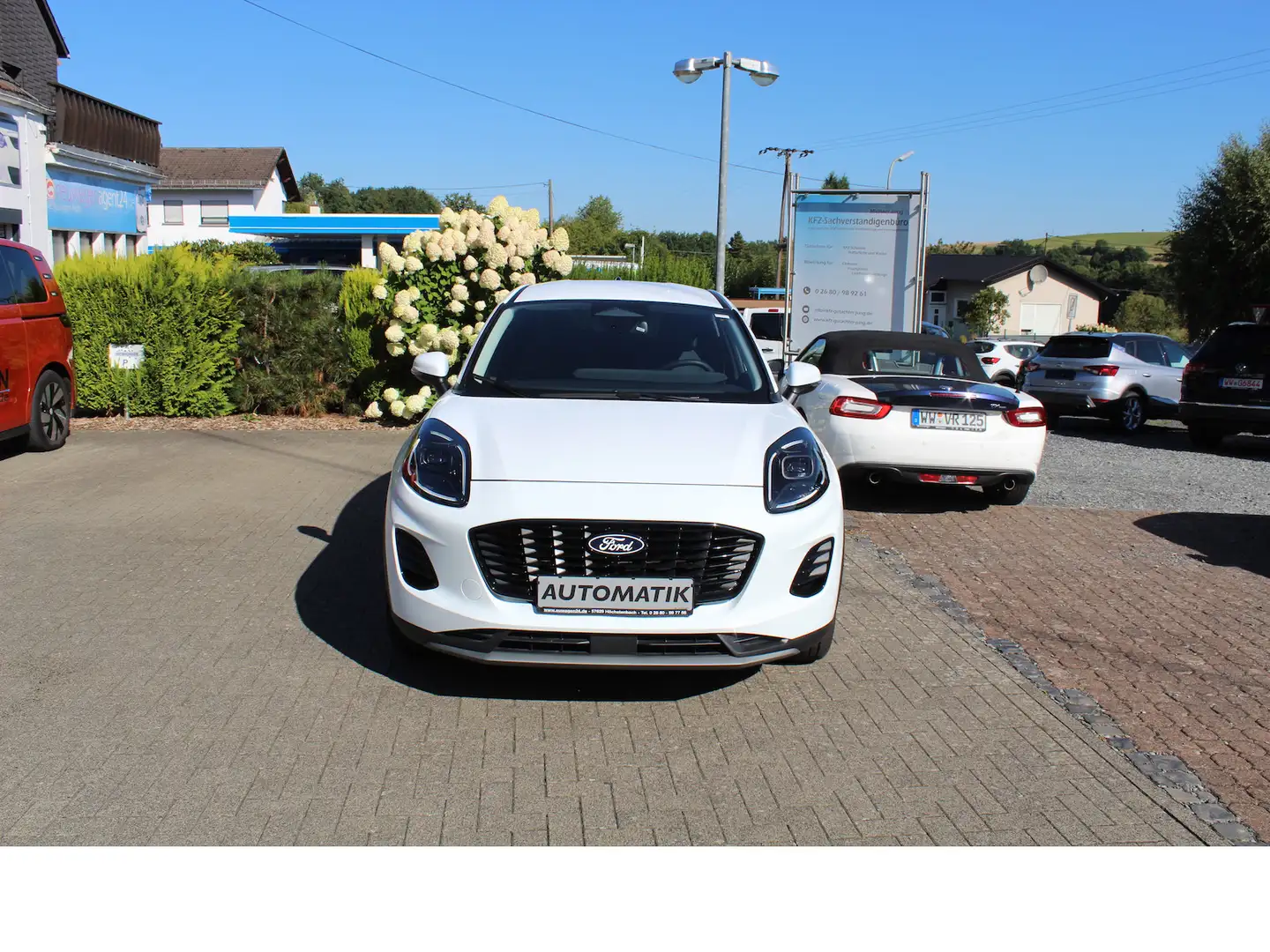 Ford Puma 1.0 EB Titanium LED/SHZ/NAV/KAM/PDC Blanc - 2