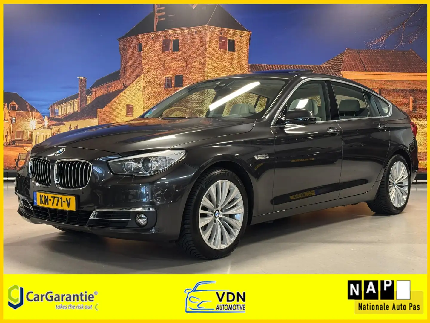BMW 535 5-serie Gran Turismo 535i Luxury Aut Panodak Camer Gris - 1