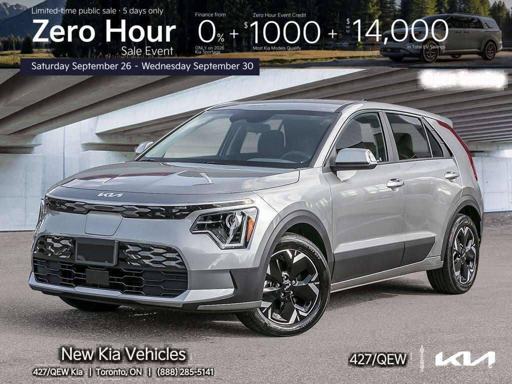 Gray 2026 Kia Niro EV SUV / Crossover Front-Wheel Drive 1-Speed Automatic