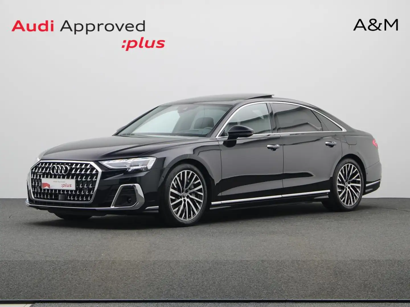 Audi A8 Long PHEV 60 TFSIe 462 PK QUATTRO PLUG-IN HYBRIDE Schwarz - 1