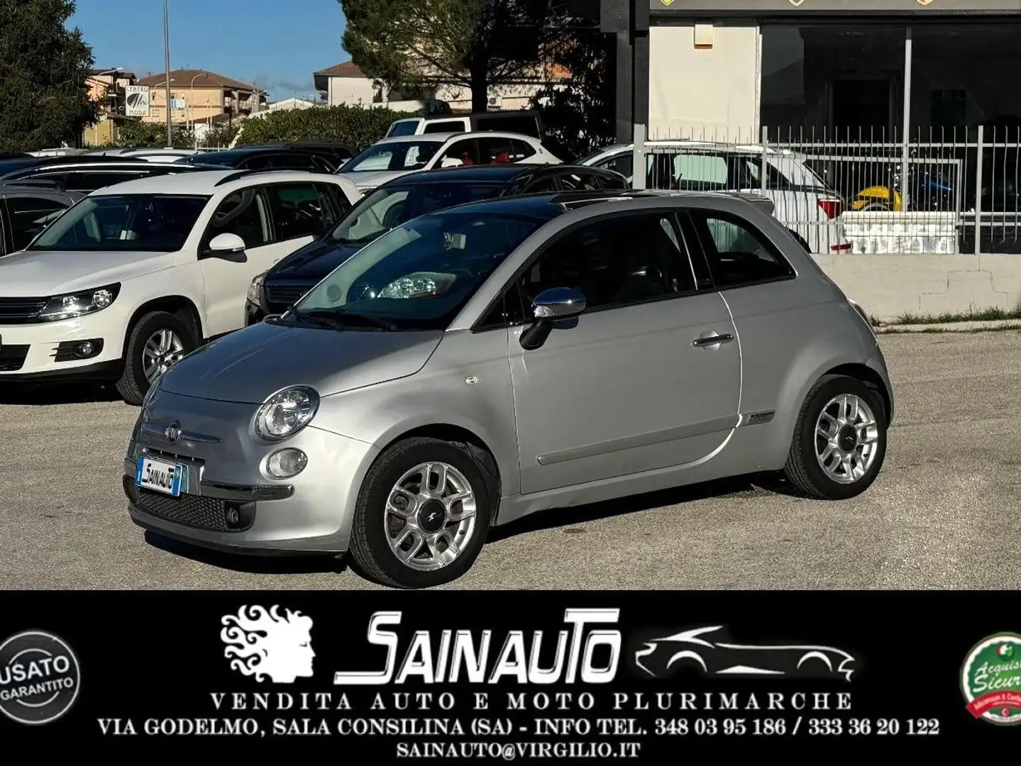 Fiat 500 500 1.2 BENZINA Argent - 1