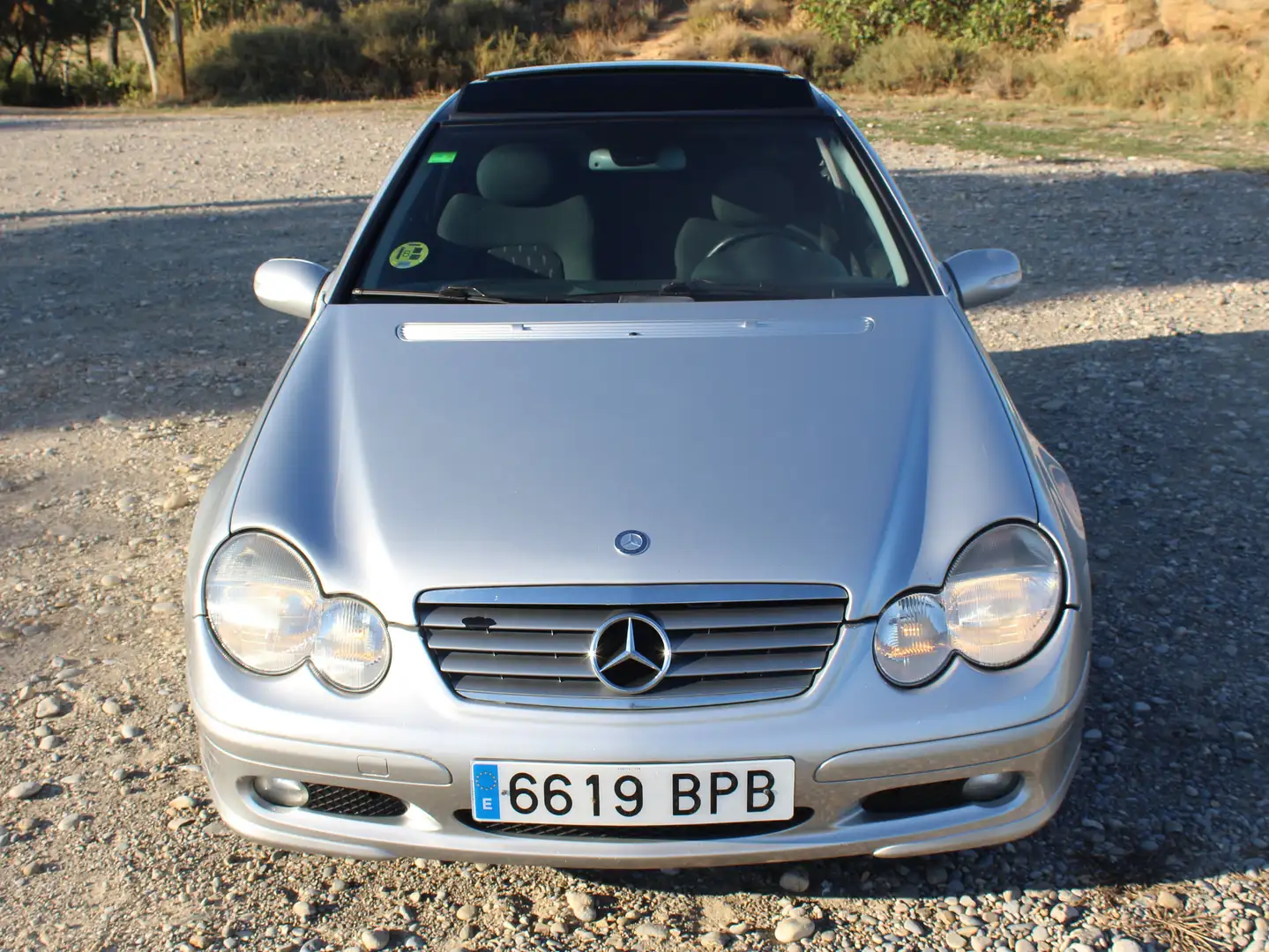 Mercedes-Benz C 200 C Sportcoupé 200 K Plateado - 1