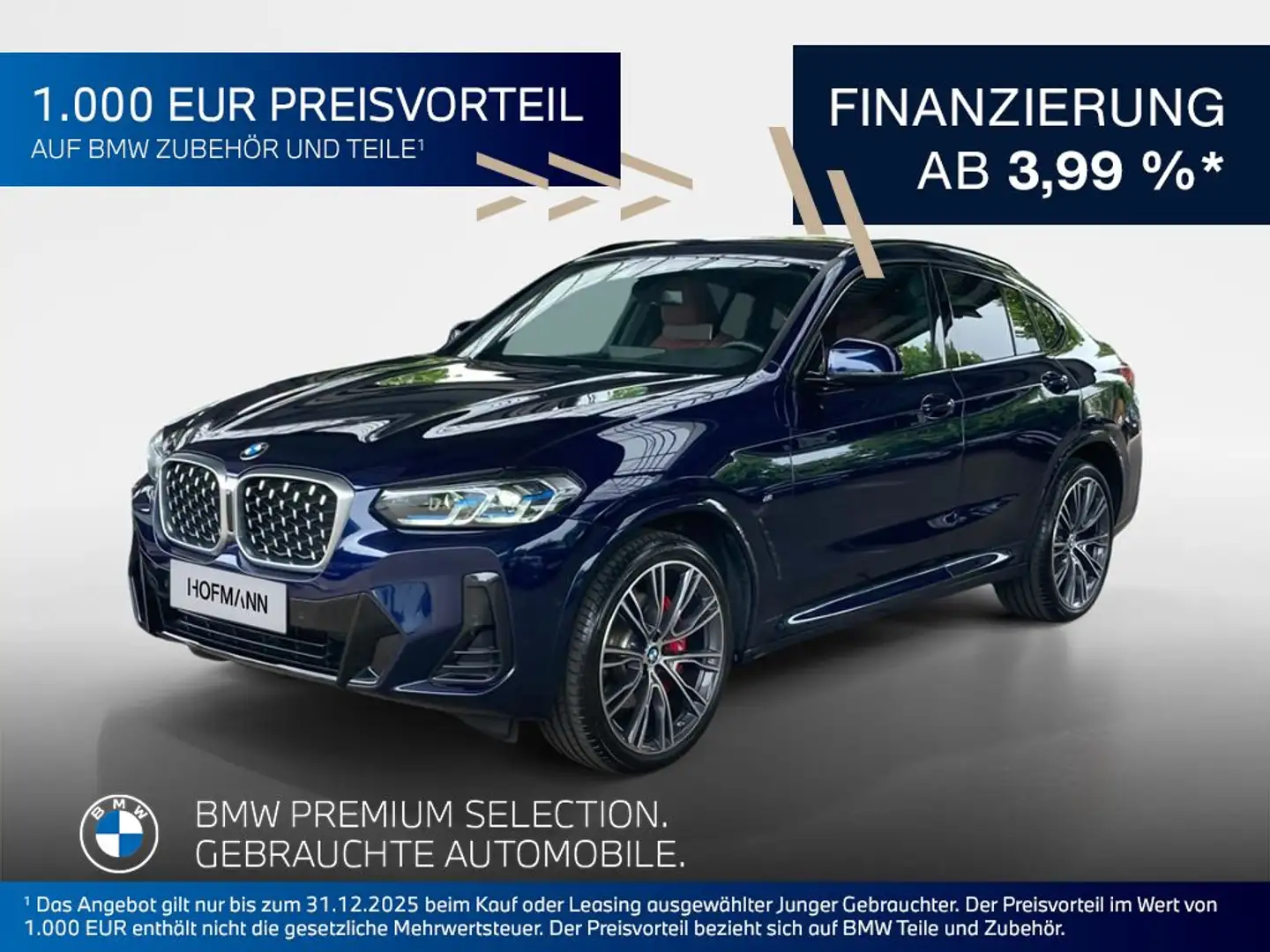BMW X4 M Sport Bleu - 1