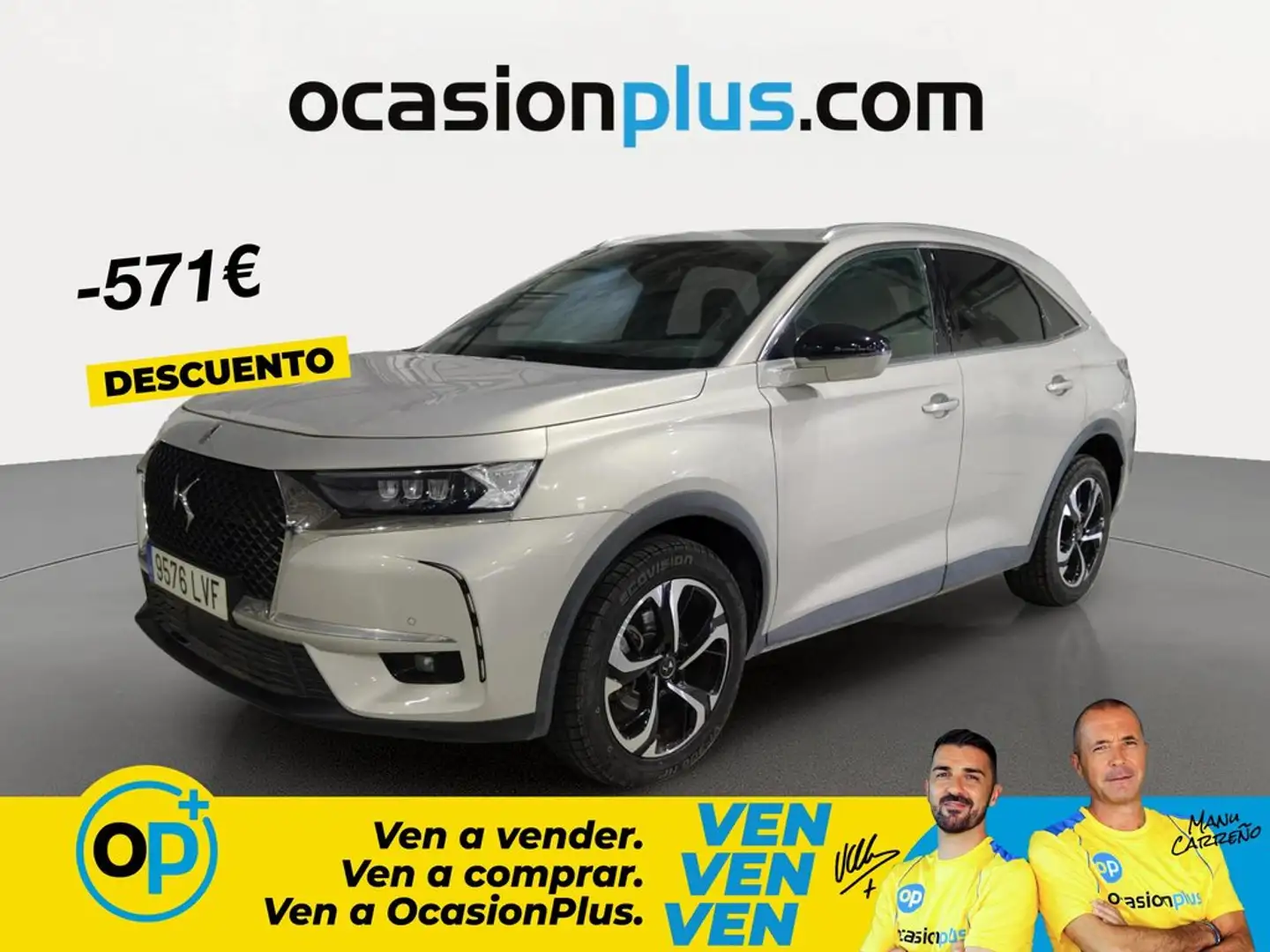 DS Automobiles DS 7 Crossback 1.6 PT. Bastille + Aut. 180 Gris - 1