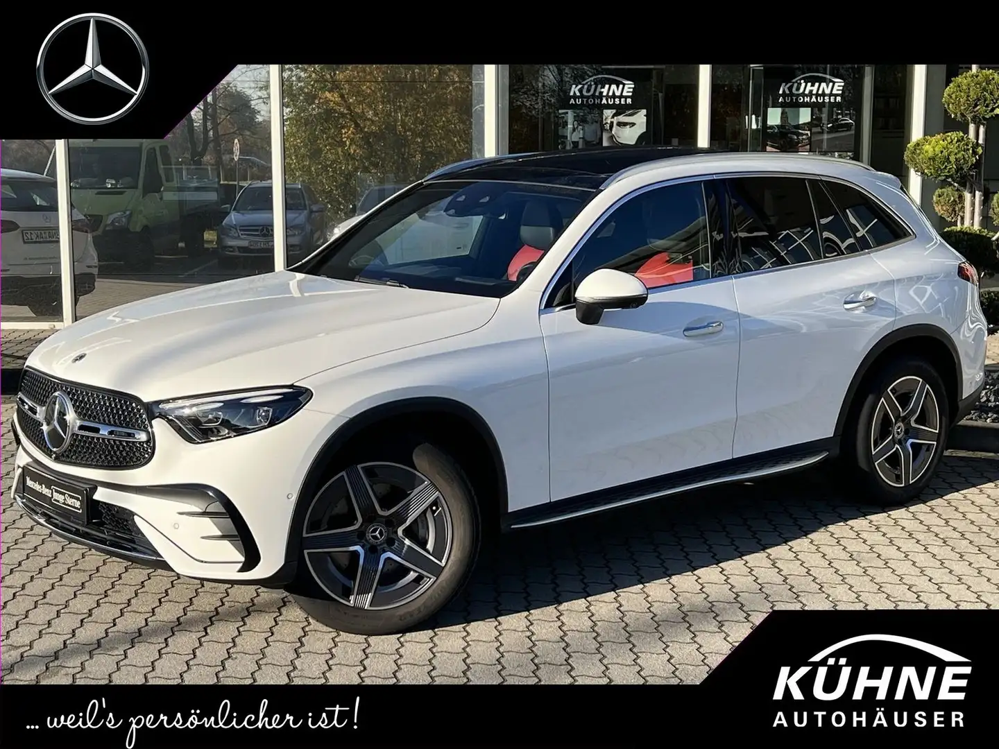 Mercedes-Benz GLC 300 4M AMG Line Premium+Technik+KeyGo+ENERGI Weiß - 1