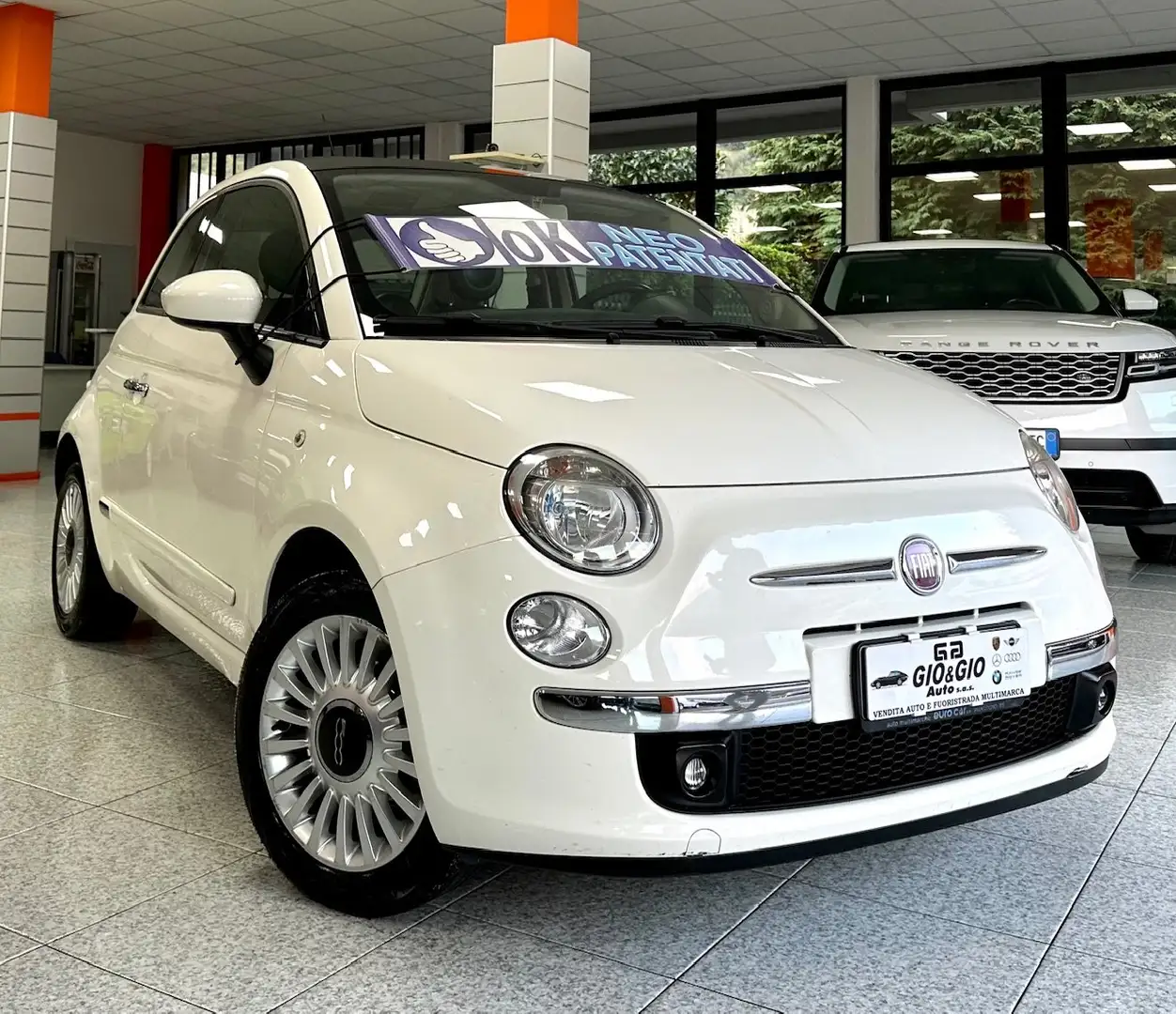 Fiat 500 500 III 1.2 Lounge 69cv "OK NEO PATENTATI" Blanc - 2