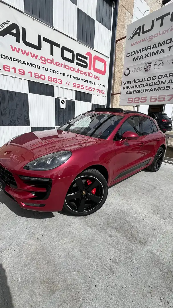 Porsche Macan Turbo Aut. Paars - 1