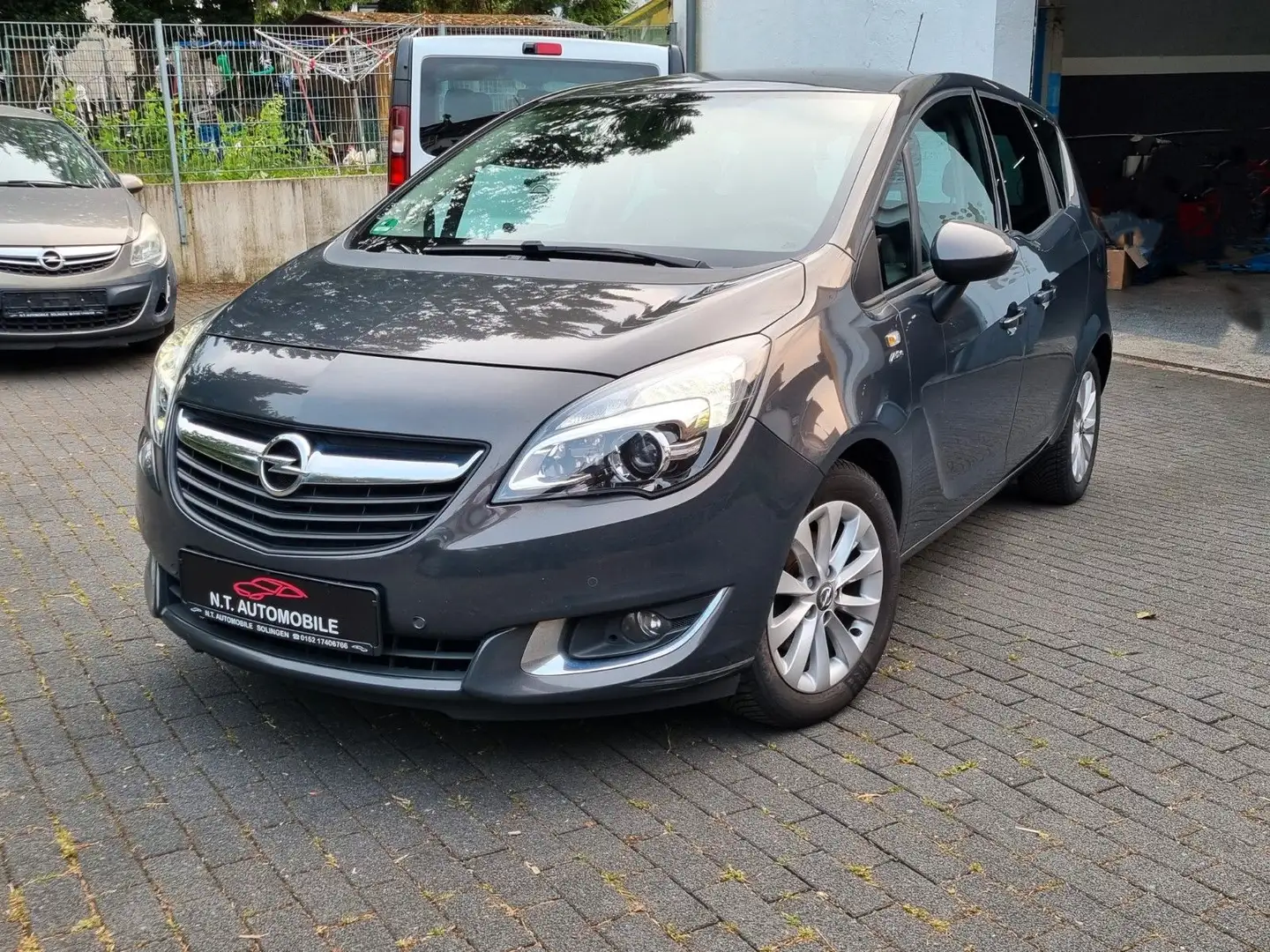 Opel Meriva B 1.4 T*LPG VON WERK*STANDHEIZ.+LENK+SHZ Gris - 1