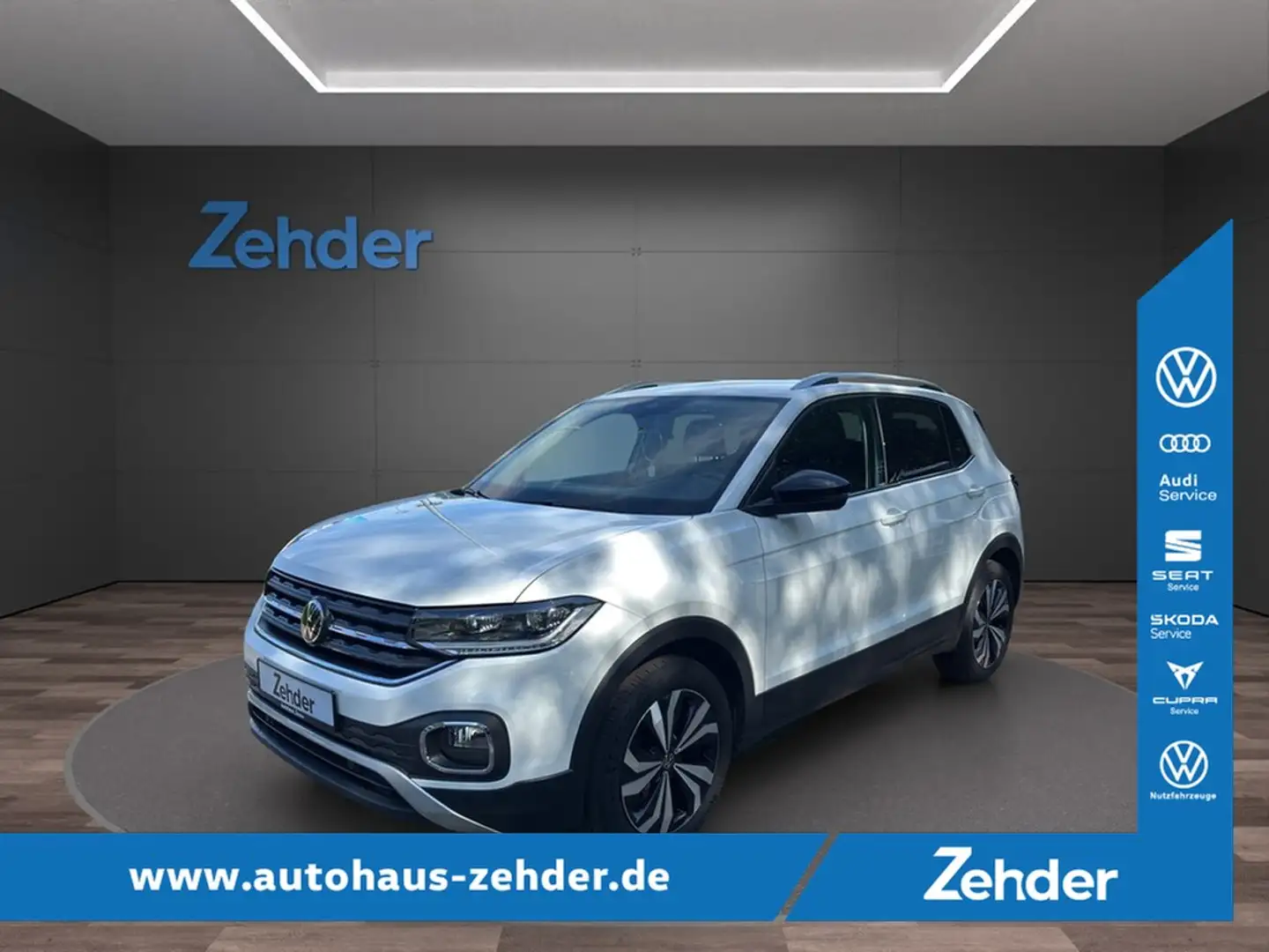 Volkswagen T-Cross Style 1.0 l TSI OPF AHK, Klimaautomatik, App-Co... Weiß - 1