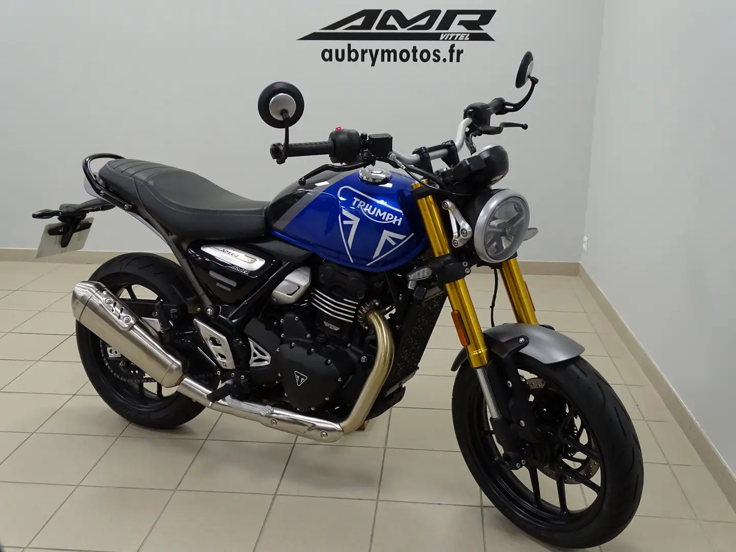 Triumph Speed 400 Bleu - 2